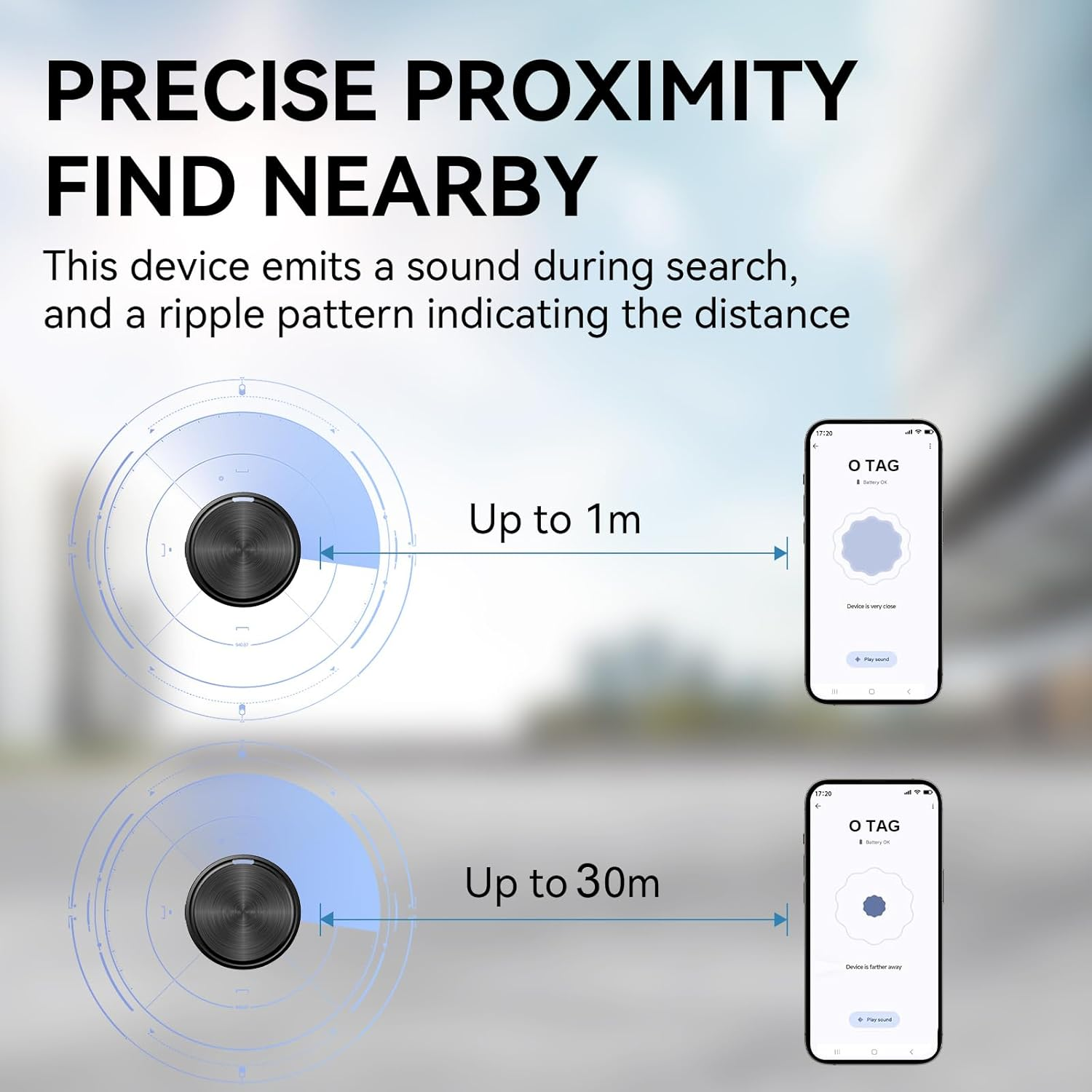 4-pack Bluetooth tracker offers seamless compatibility with Android devices,