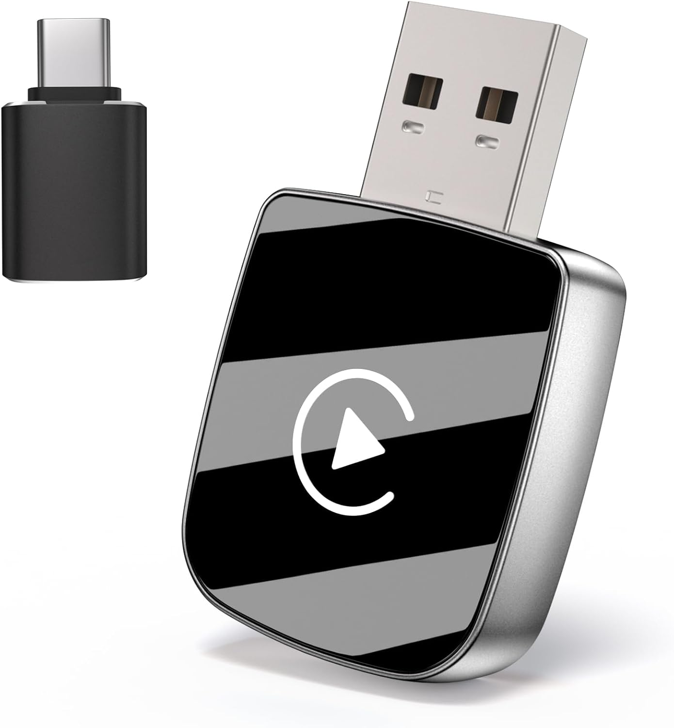 Wireless CarPlay Adapter Mini - Convert Wired to Wireless with USB-C Adapter