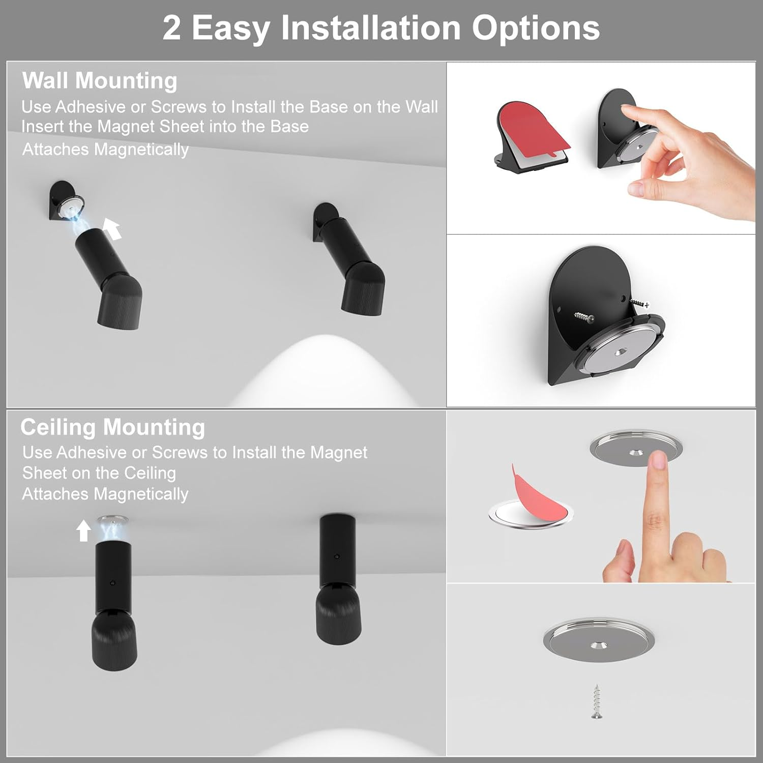 LED Wireless Picture Light - 6000mAh Battery, Remote Control & Dimmer