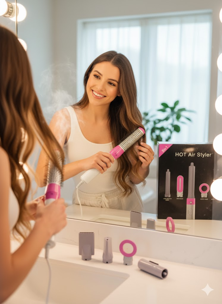 Hot Air Styler 5-in-1 Multi-Function Hair Dryer & Styling Tool