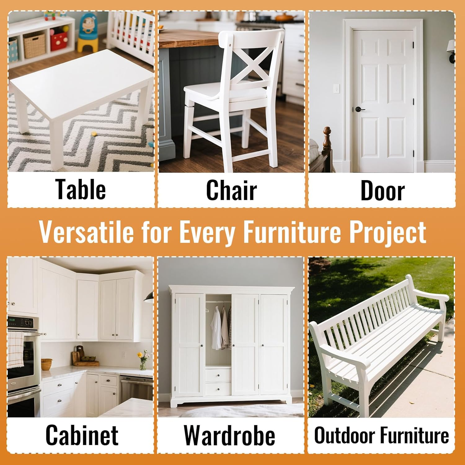 YKF Furniture Paint 16oz - Matte Finish Wood Paint for Cabinets & Furniture