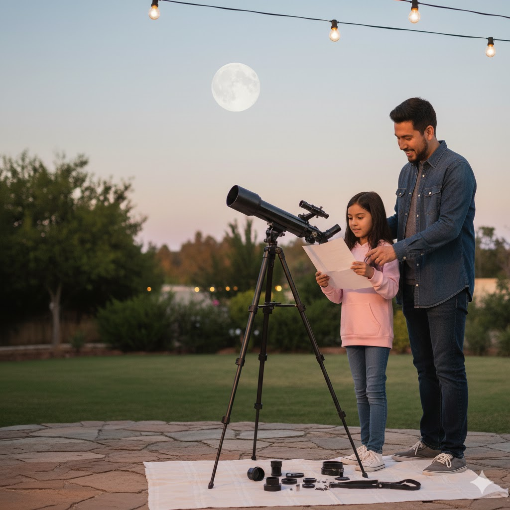 70mm Aperture Telescope 70500 - 500mm - Professional Astronomy Telescope for Kids & Adults