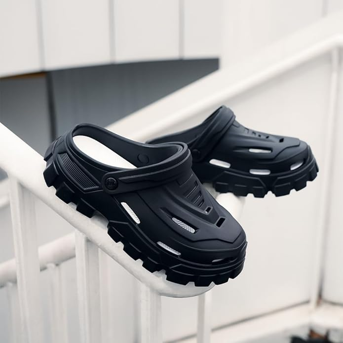 Unisex Perforated Clogs - Lightweight EVA Arch Support Sandals for Men & Women