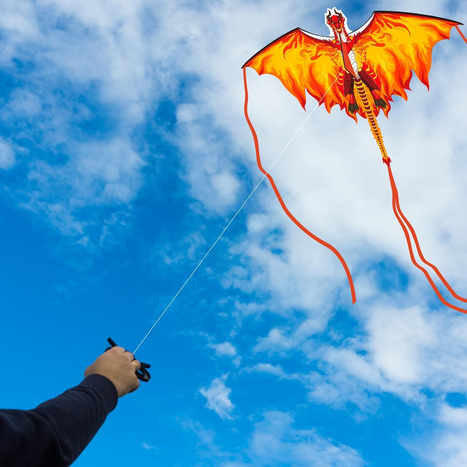 Easy Fly Kite for Kids & Adults - Perfect for Ages 4-12