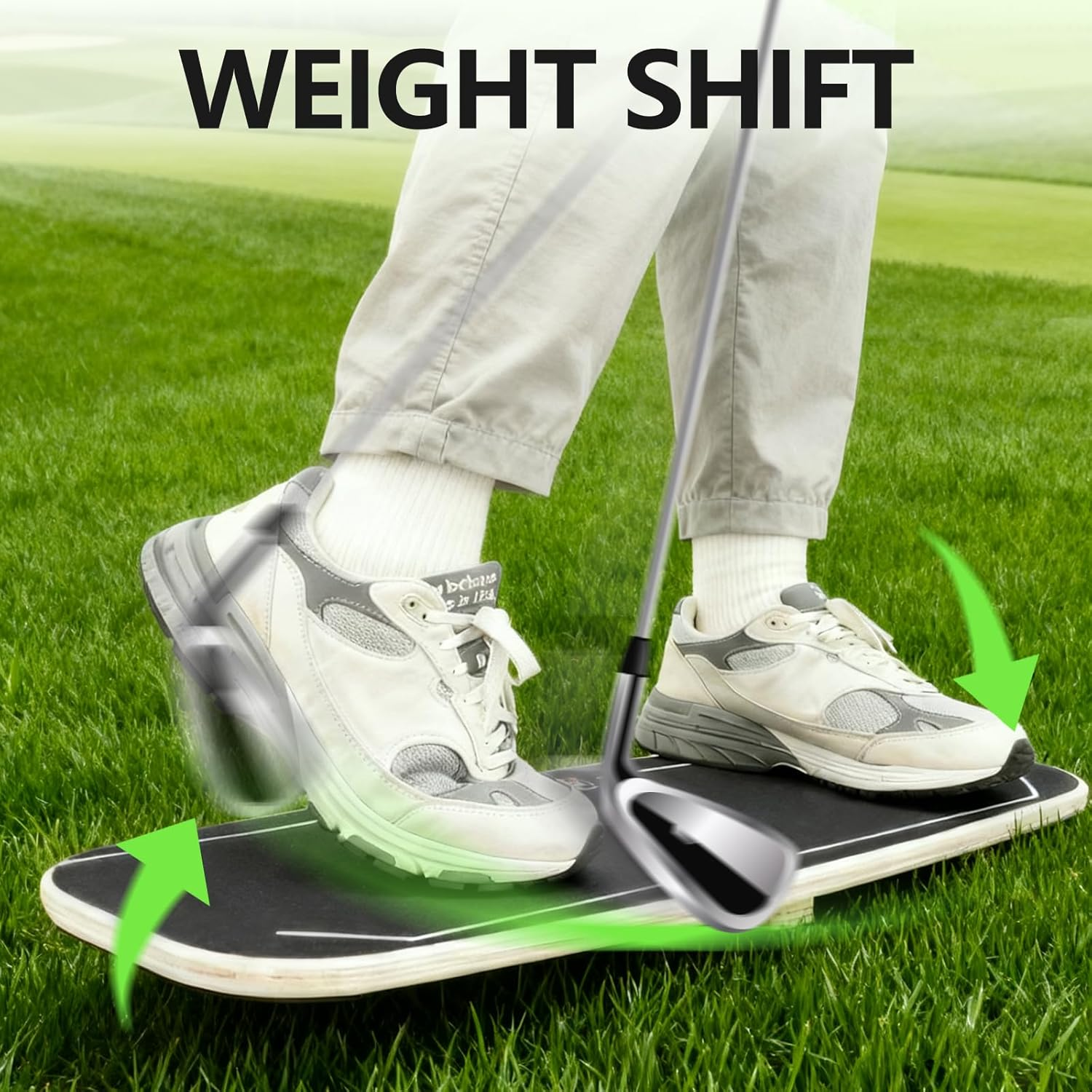Golf Pressure Plate - Weight Shift Board & Swing Trainer for Practice Drills