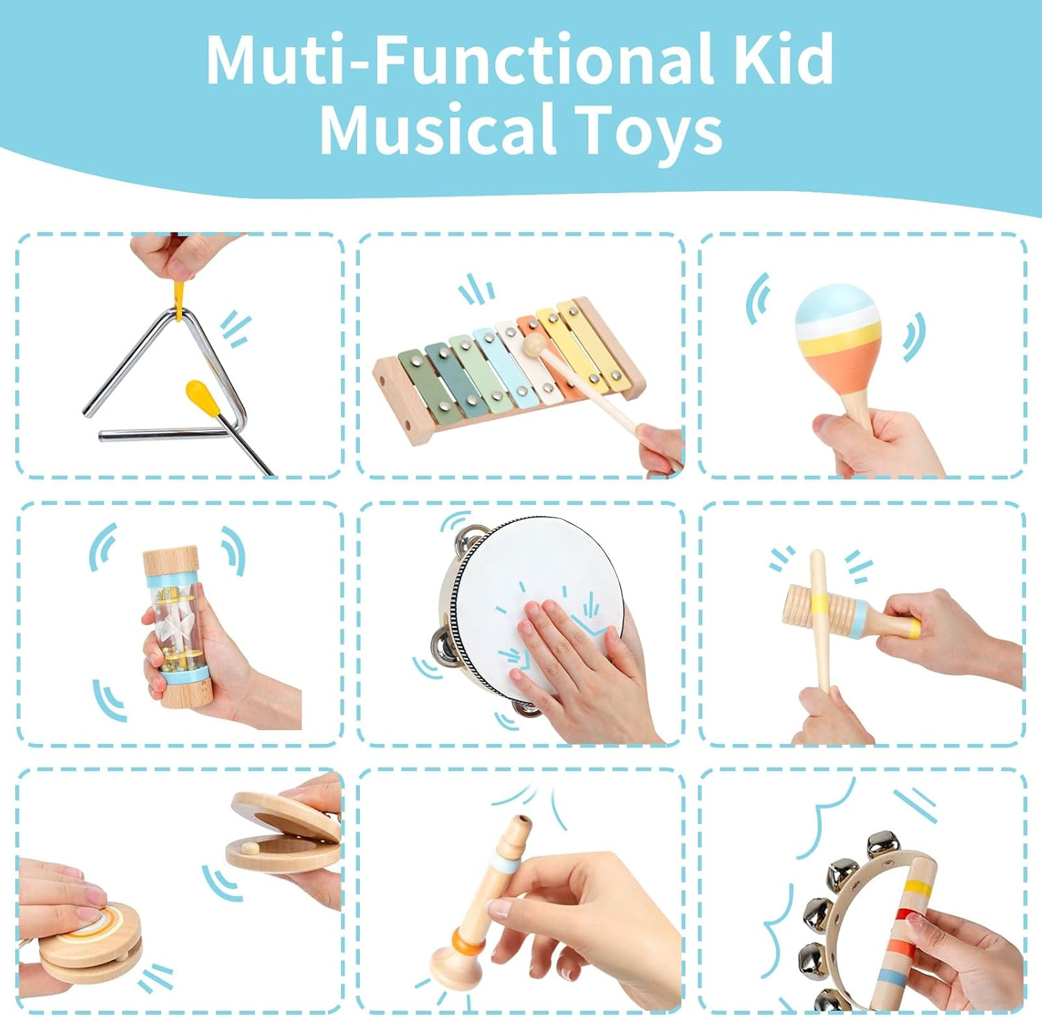 Musical Instrument Set for Kids - Educational Toy with Multiple Instruments