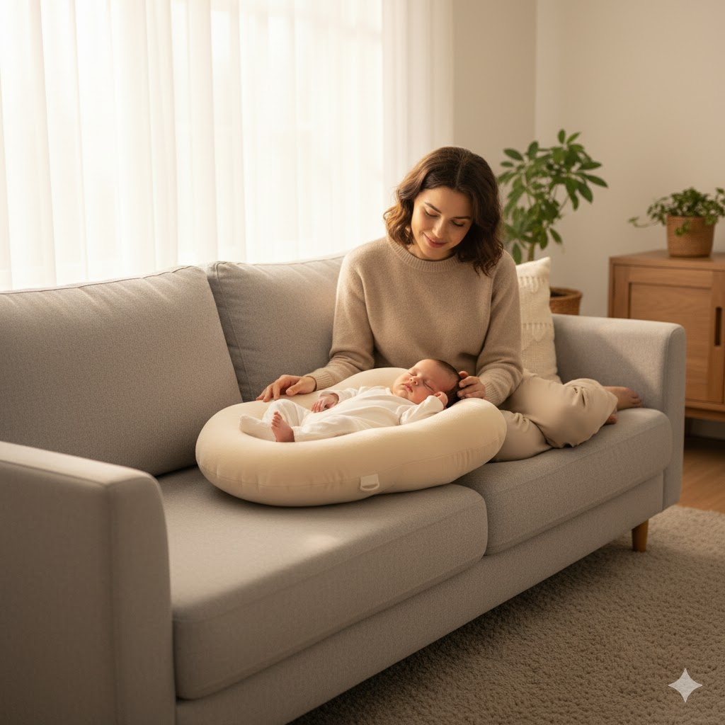 Baby Lounger - Portable Infant Nest for Newborns & Toddlers | Safe & Comfortable