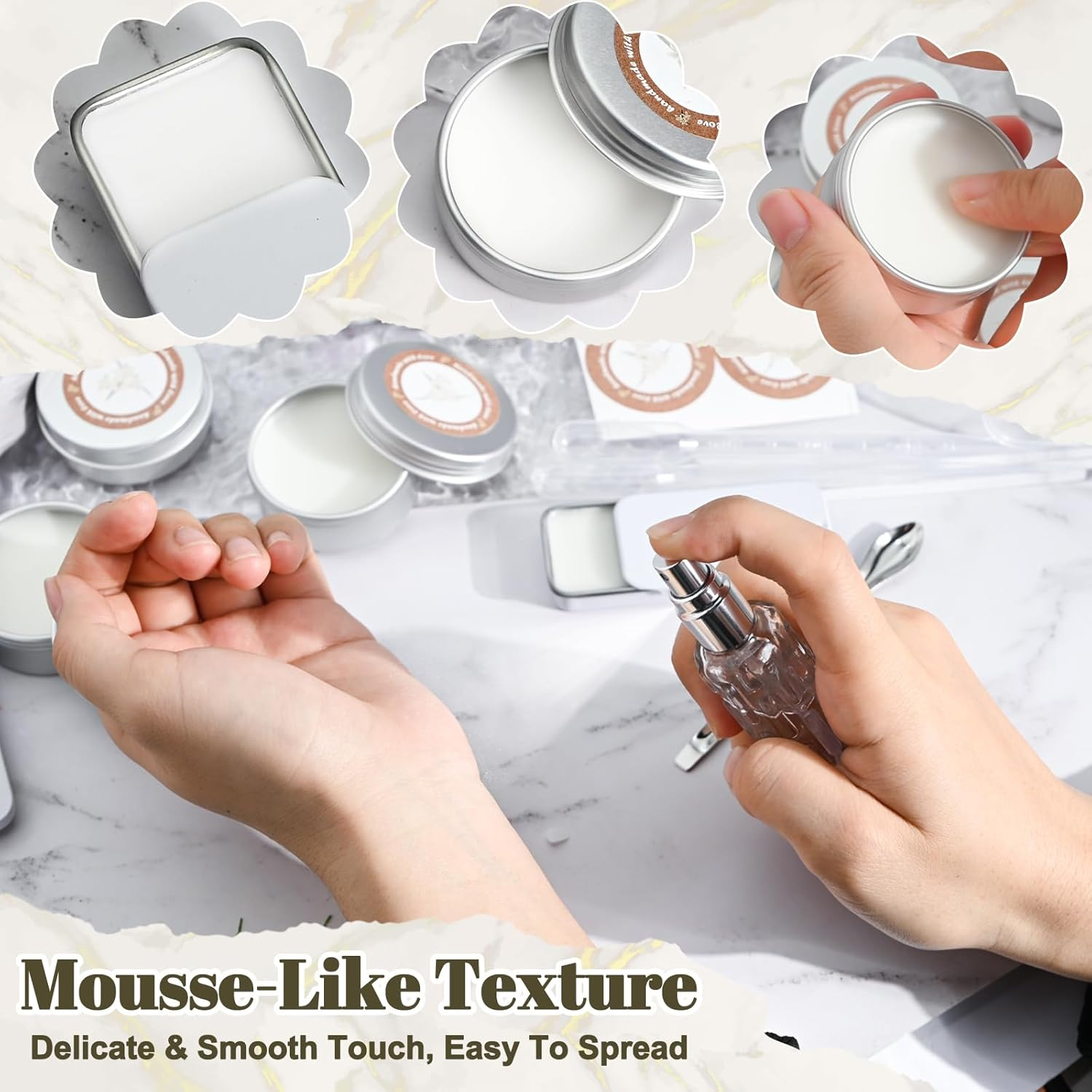 DIY Solid Perfume Making Kit for Women - Create Your Own Custom Fragrance with Portable Travel Balm