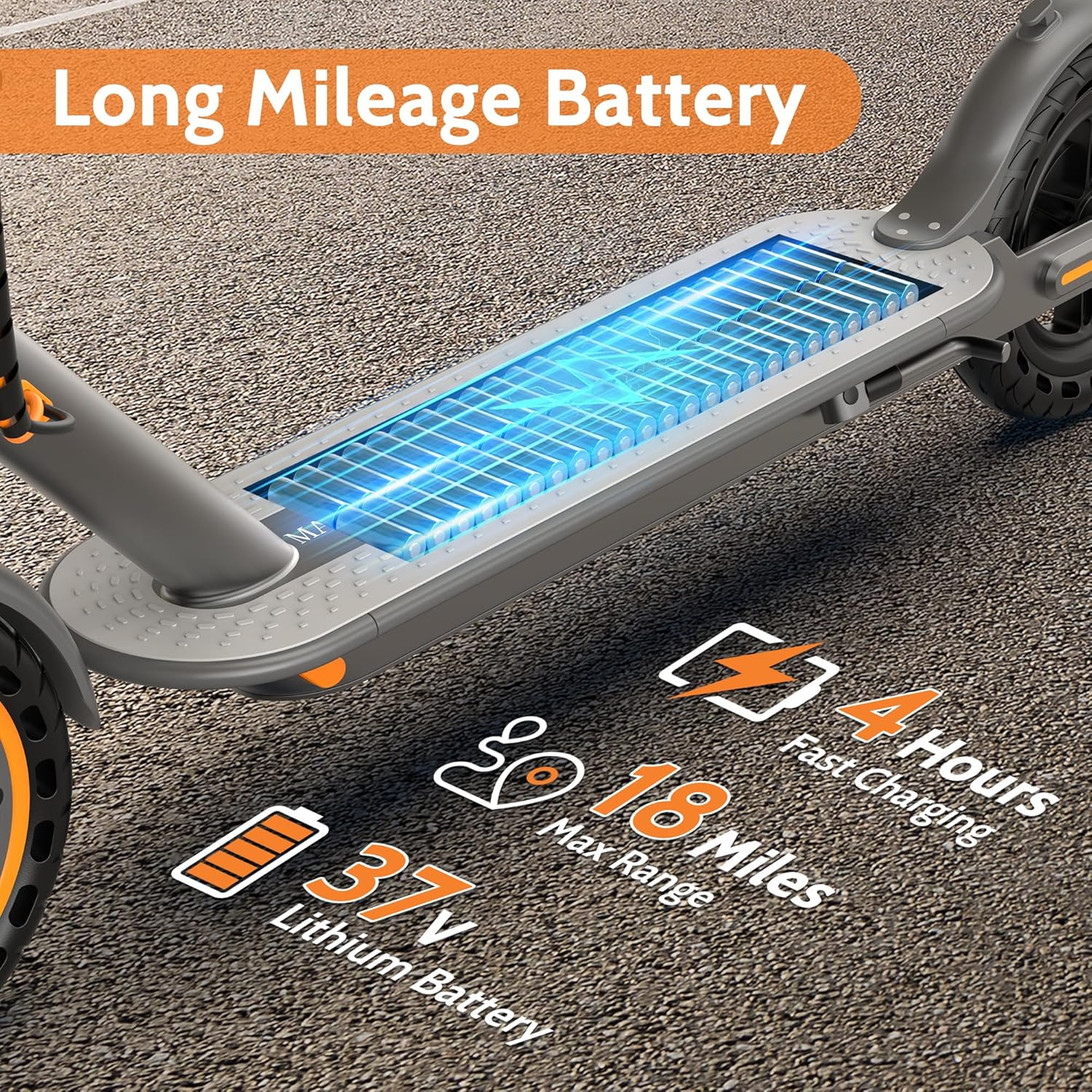 MAXSHOT V-1 Electric Scooter for Adults - 350W/500W Motor, 28 Mile Range, Dual Suspension