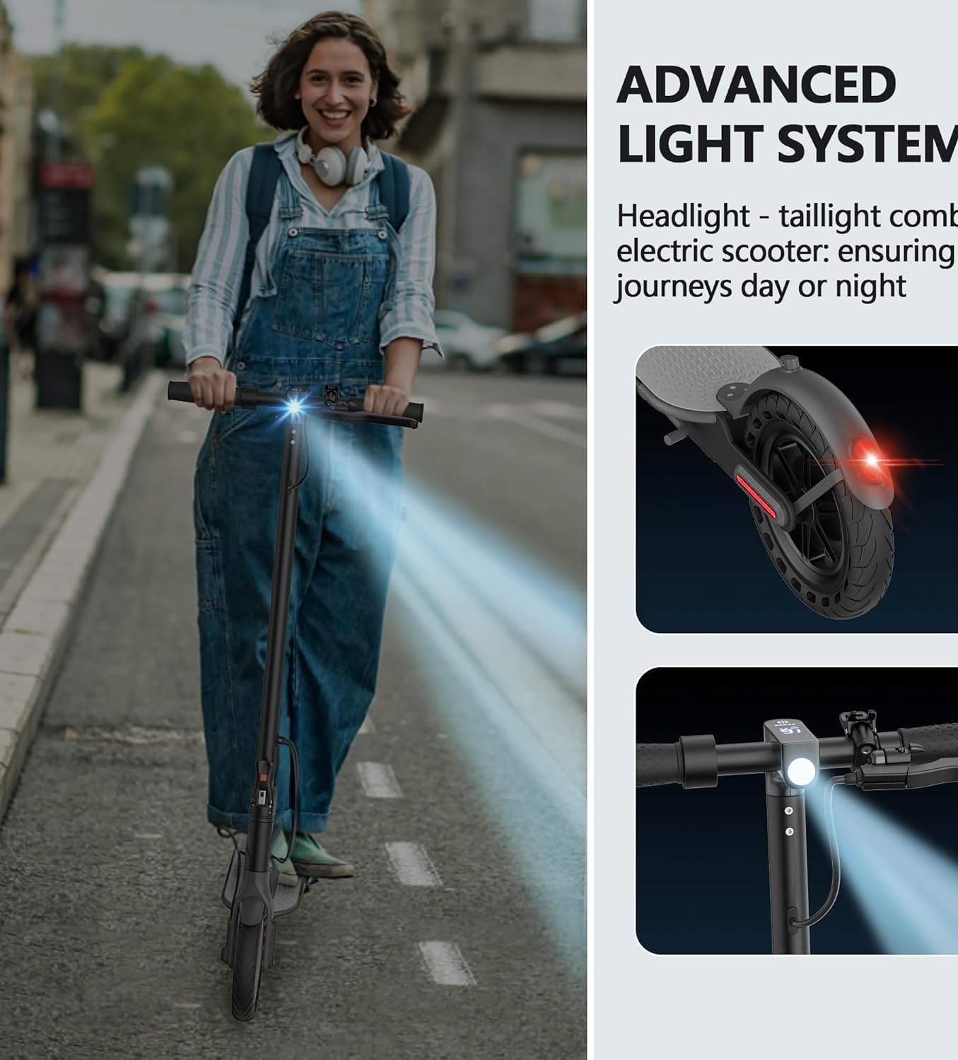 MAXSHOT V-7 Electric Scooter - 350W Motor, 16 Mile Range, Foldable Urban Commuter