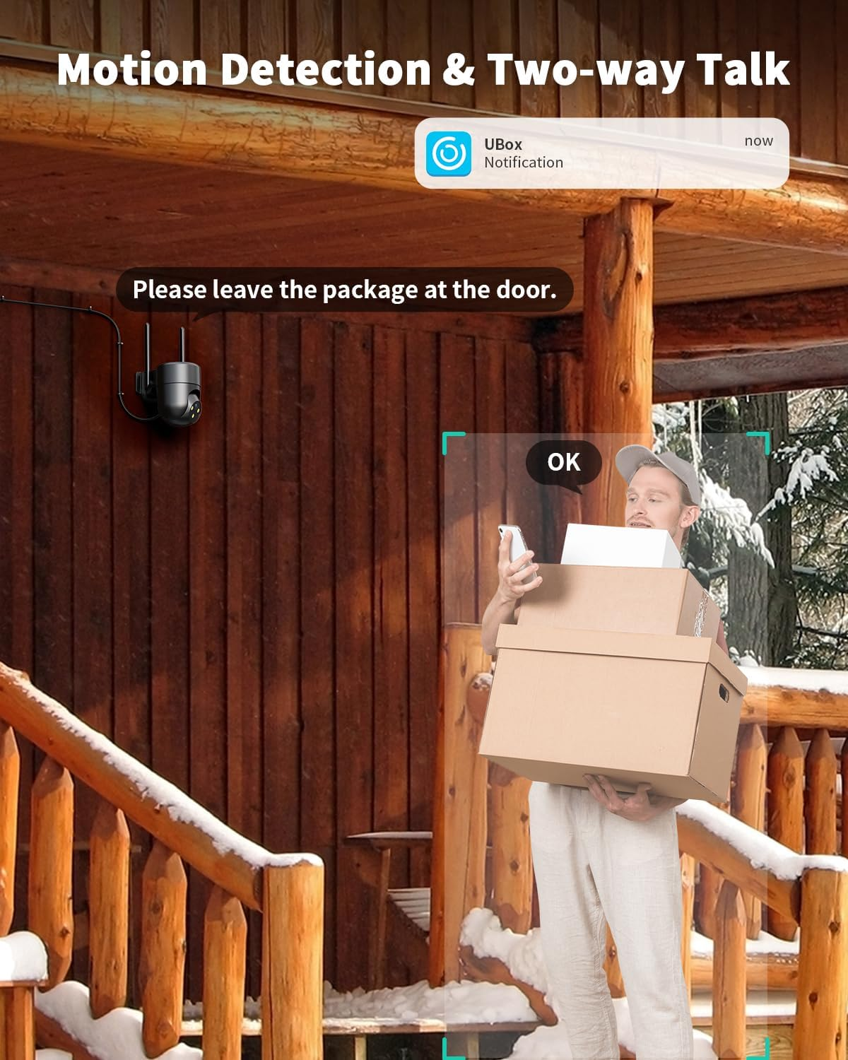 4G LTE Cellular Security Camera Outdoor - No WiFi, 360° View, 2K Color Night Vision, 24/7 Recording