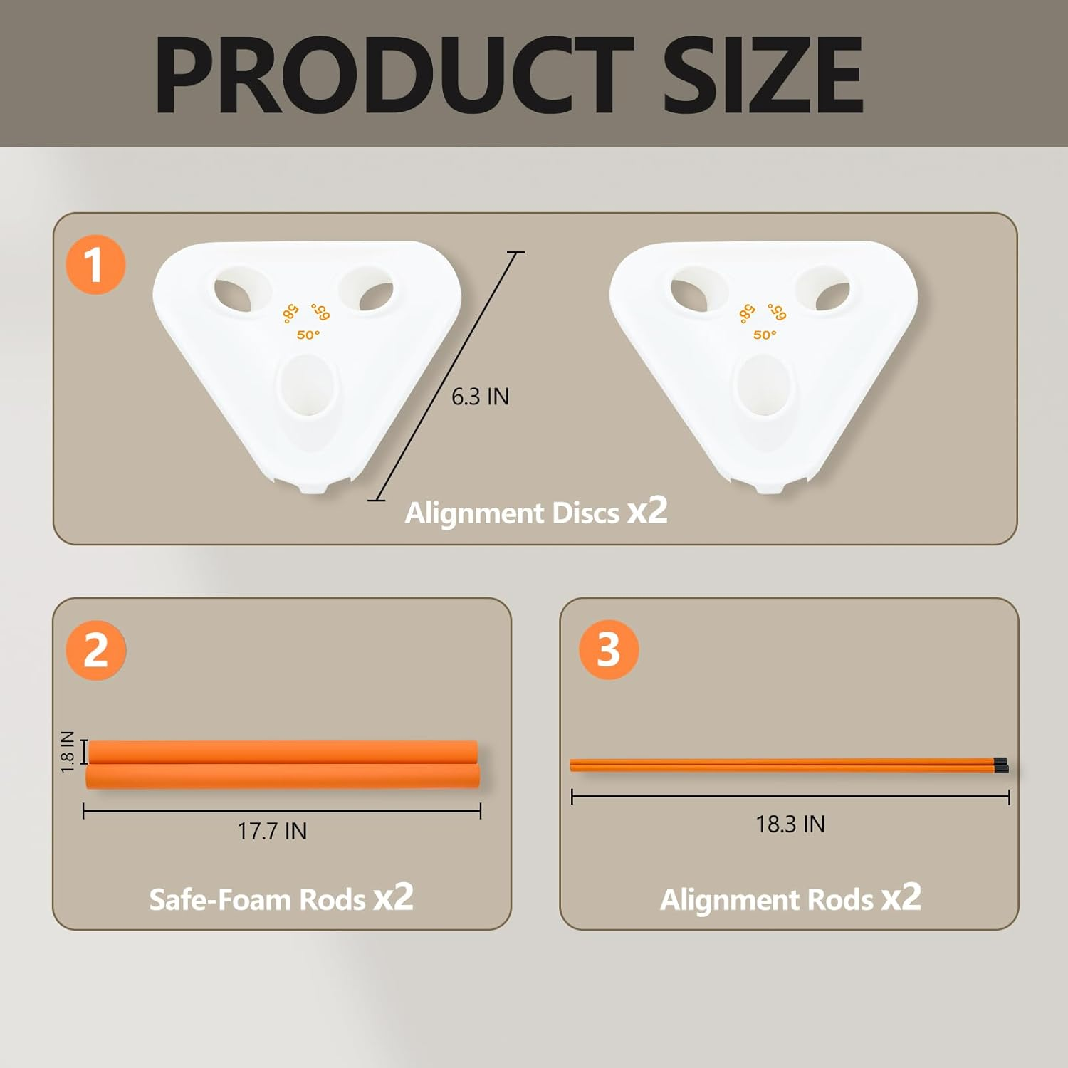Golf Swing Training Aid - Alignment Discs & Sticks for Posture, Swing Plane & Path Correction