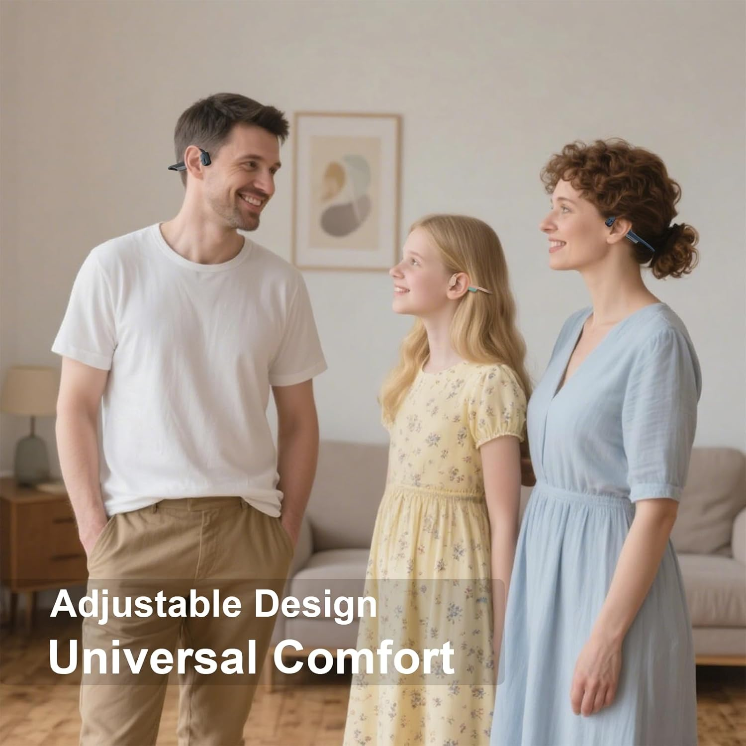 Bone Conduction Wireless Headphones - Open Ear Bluetooth Sport Earphones for Running, Cycling & Workouts | Sweat-Resistant with Built-in Mic | Radiant Pink