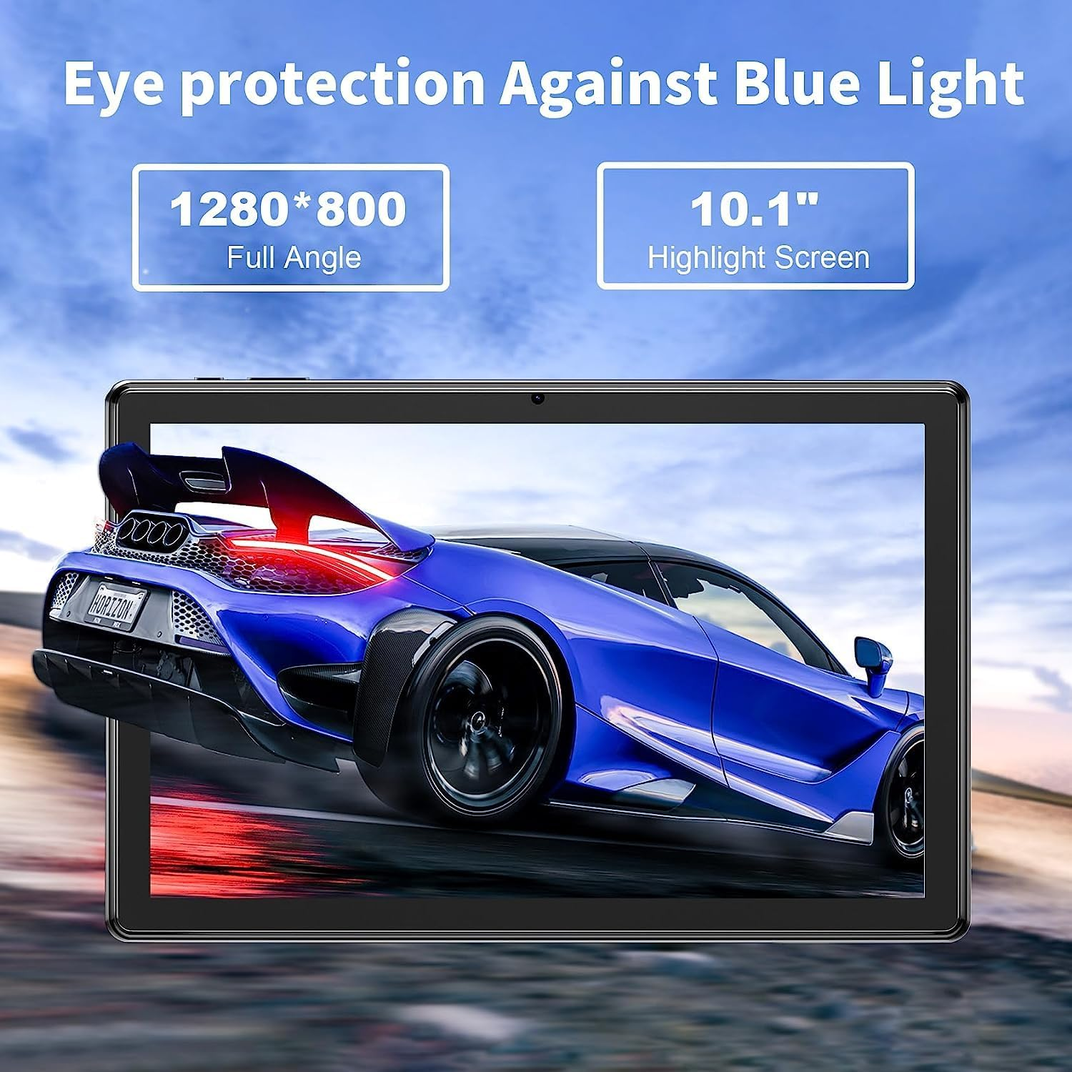 10.1 Inch Tablet PC - 4GB RAM 64GB Storage Android Tablet Computer for Work, Study & Entertainment