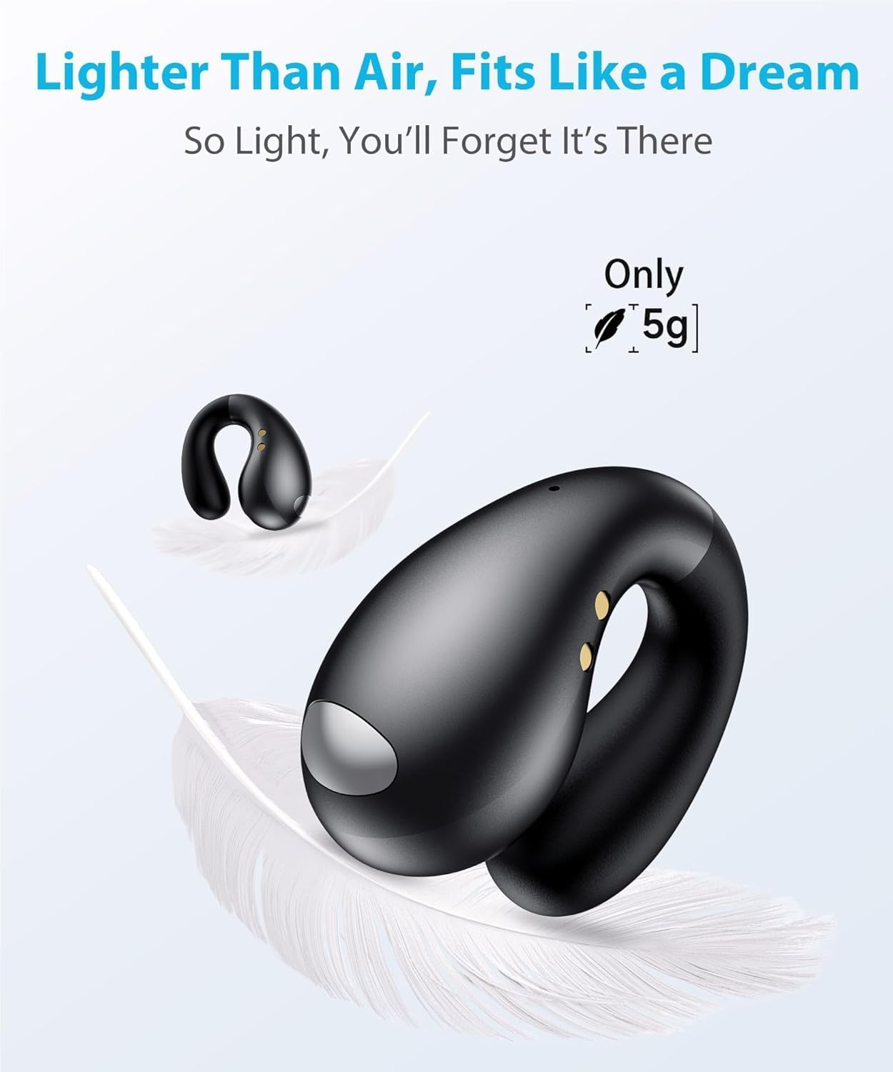 Open-Ear Headphones Bluetooth 5.3 Hi-Fi 50H