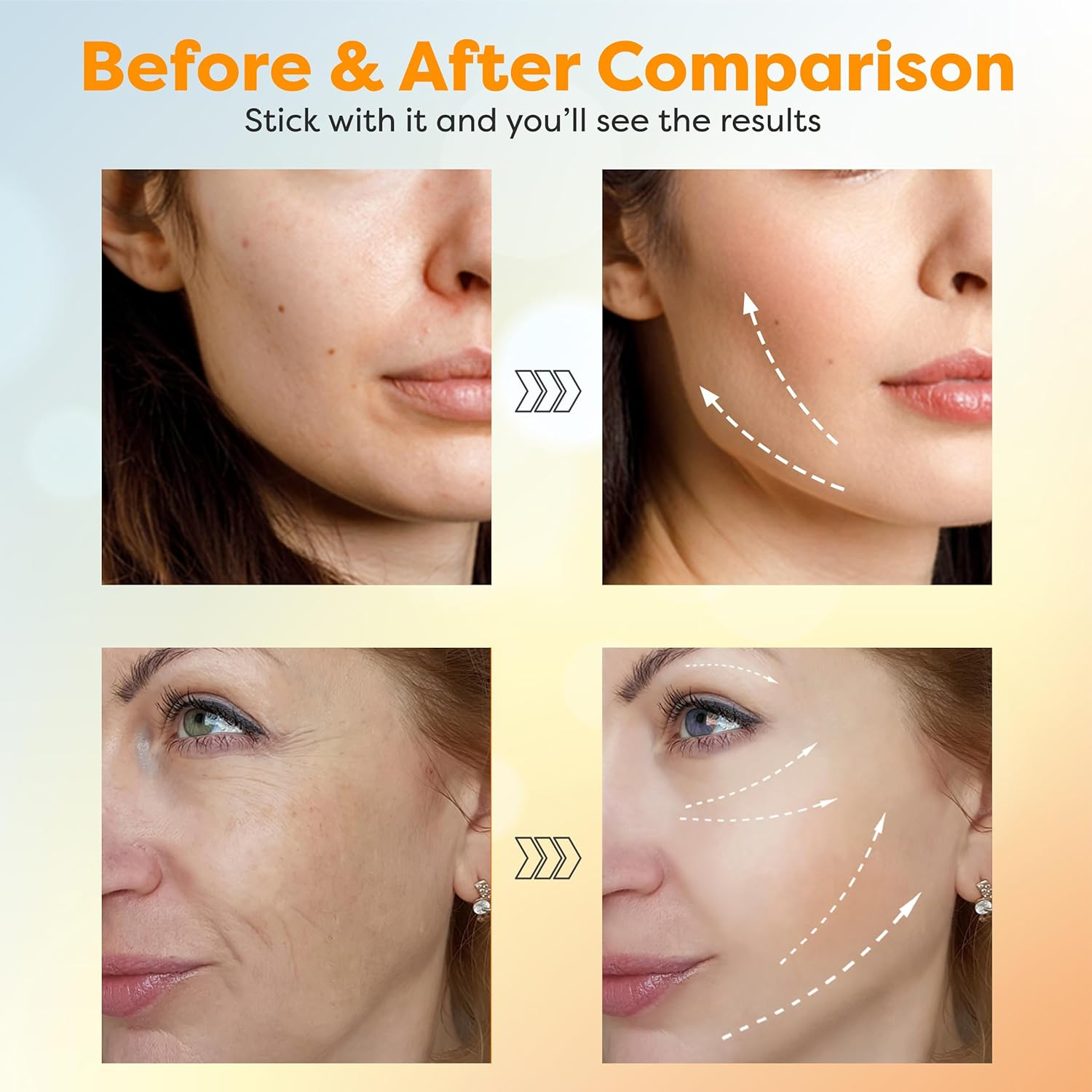 7-Color Face Neck Massager Portable Beauty Skincare