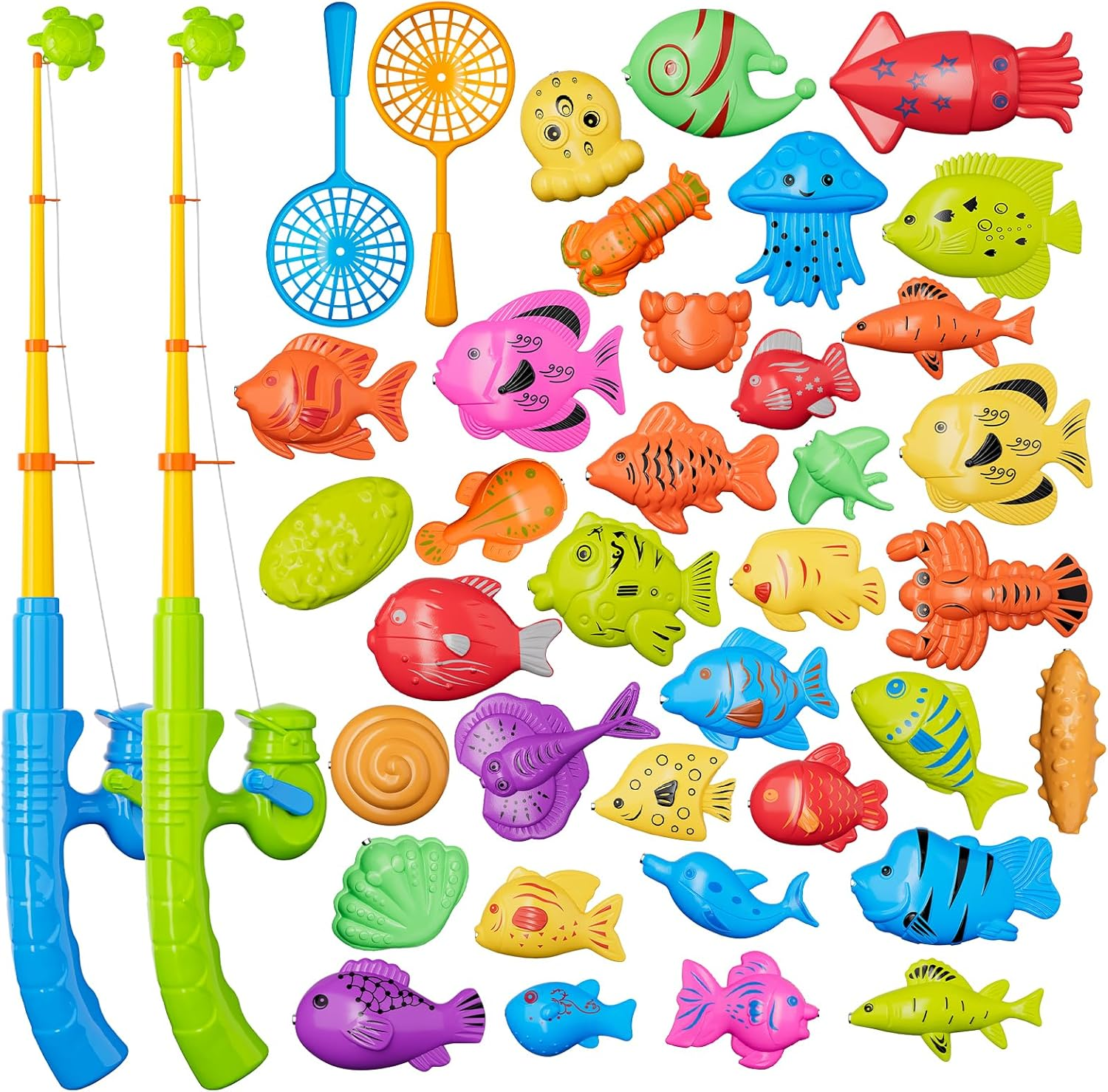 Magnetic Fishing Pool Toys Game Kids Toddlers Age 3-6