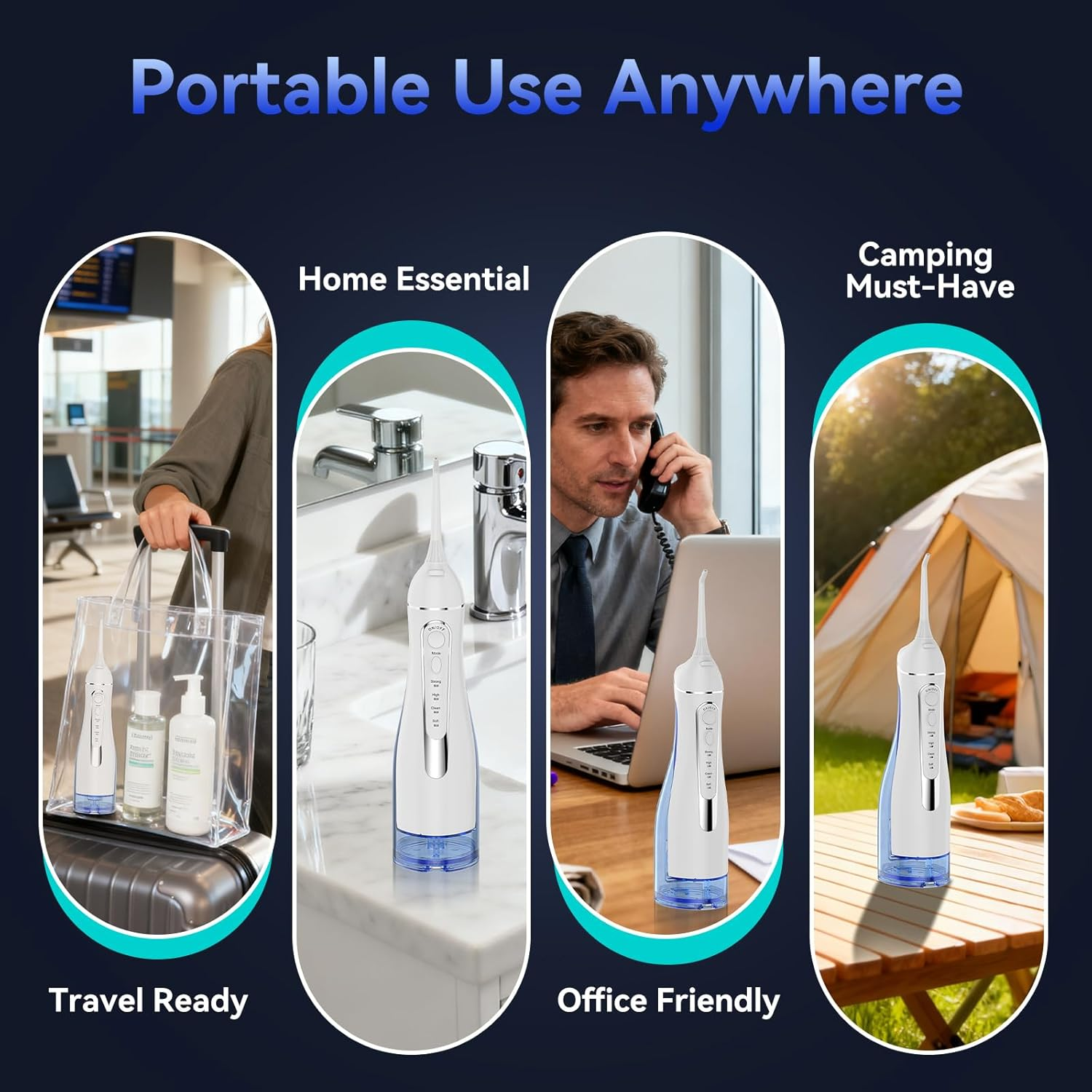 Water Flosser Portable Oral Irrigator 4 Modes