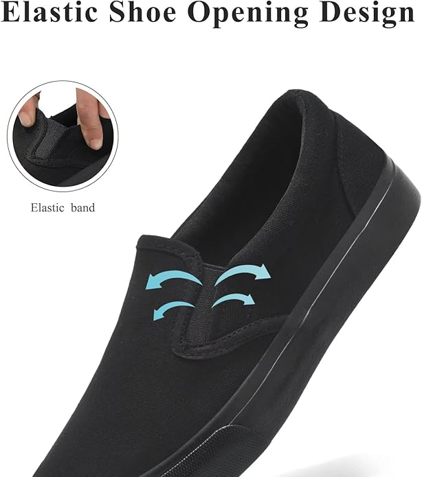 Women's Slip-On Canvas Shoes Size 10