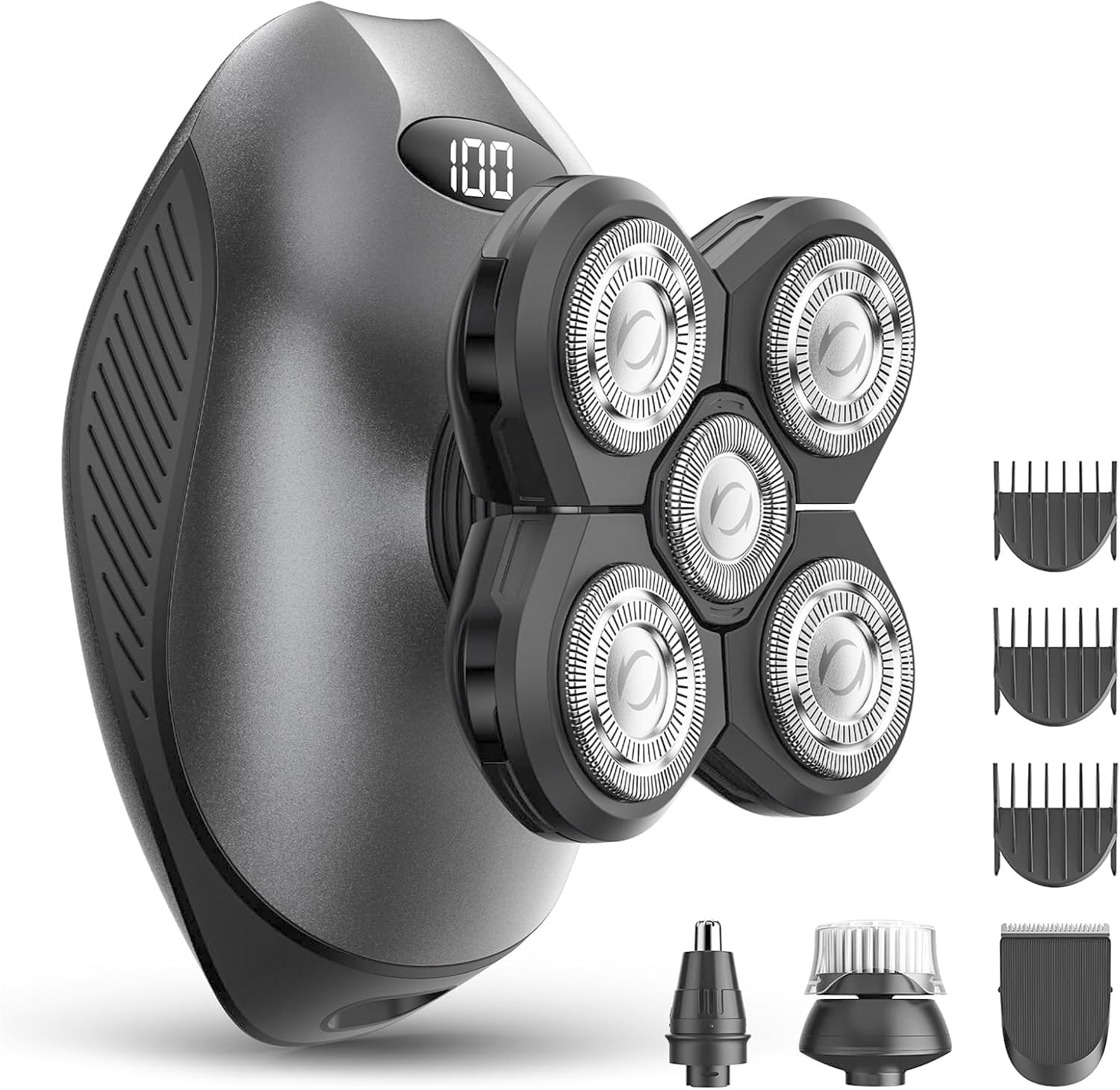 5-in-1 Electric Razor LED IPX7 Black