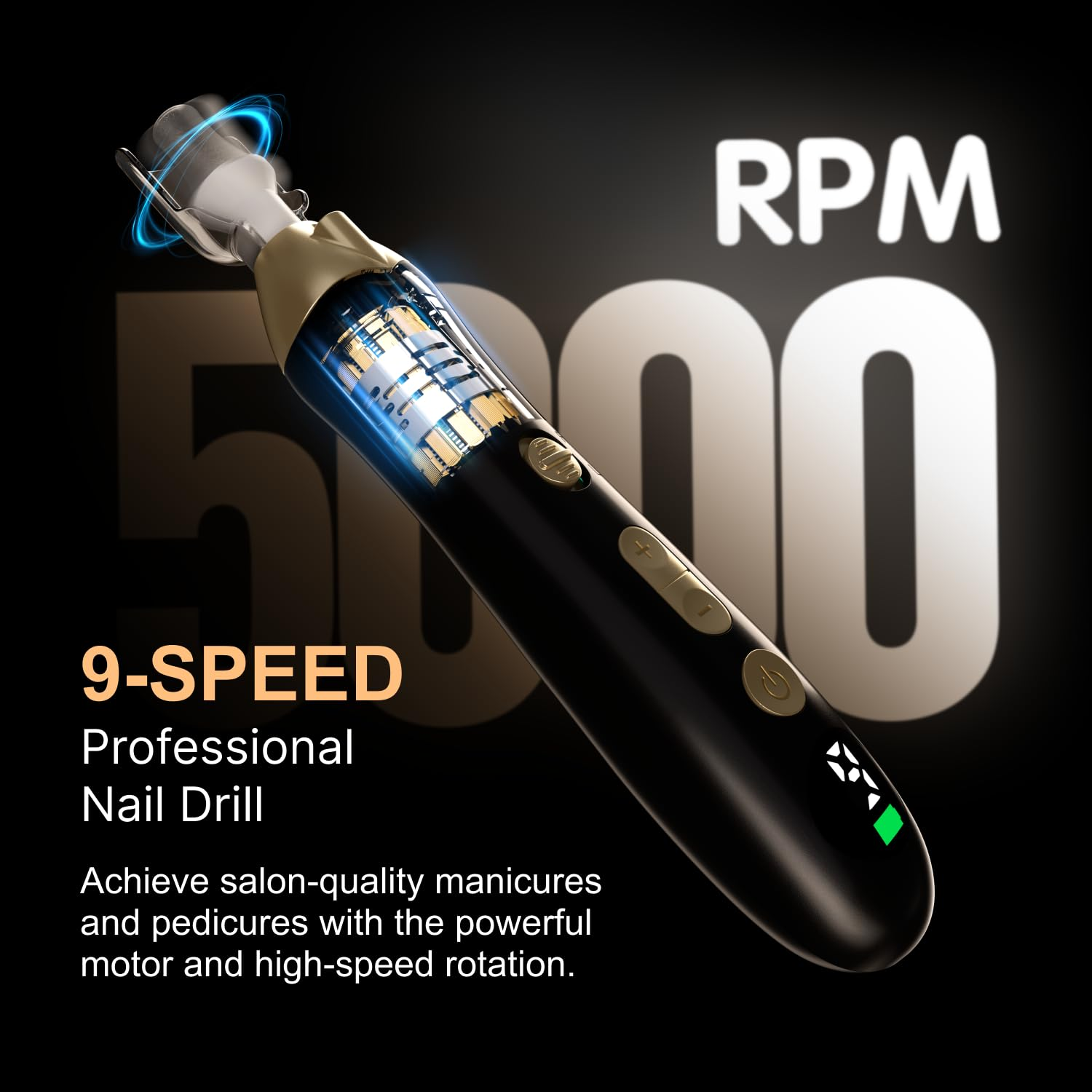 Electric Nail Drill Gold