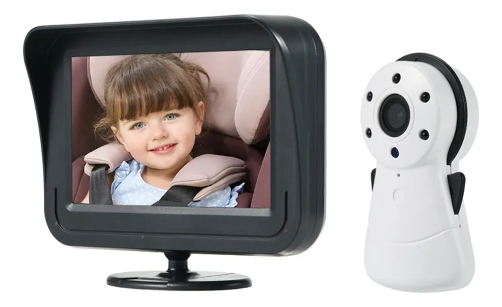 Car Baby Monitor 4.3" Screen 1080P HD Night Vision