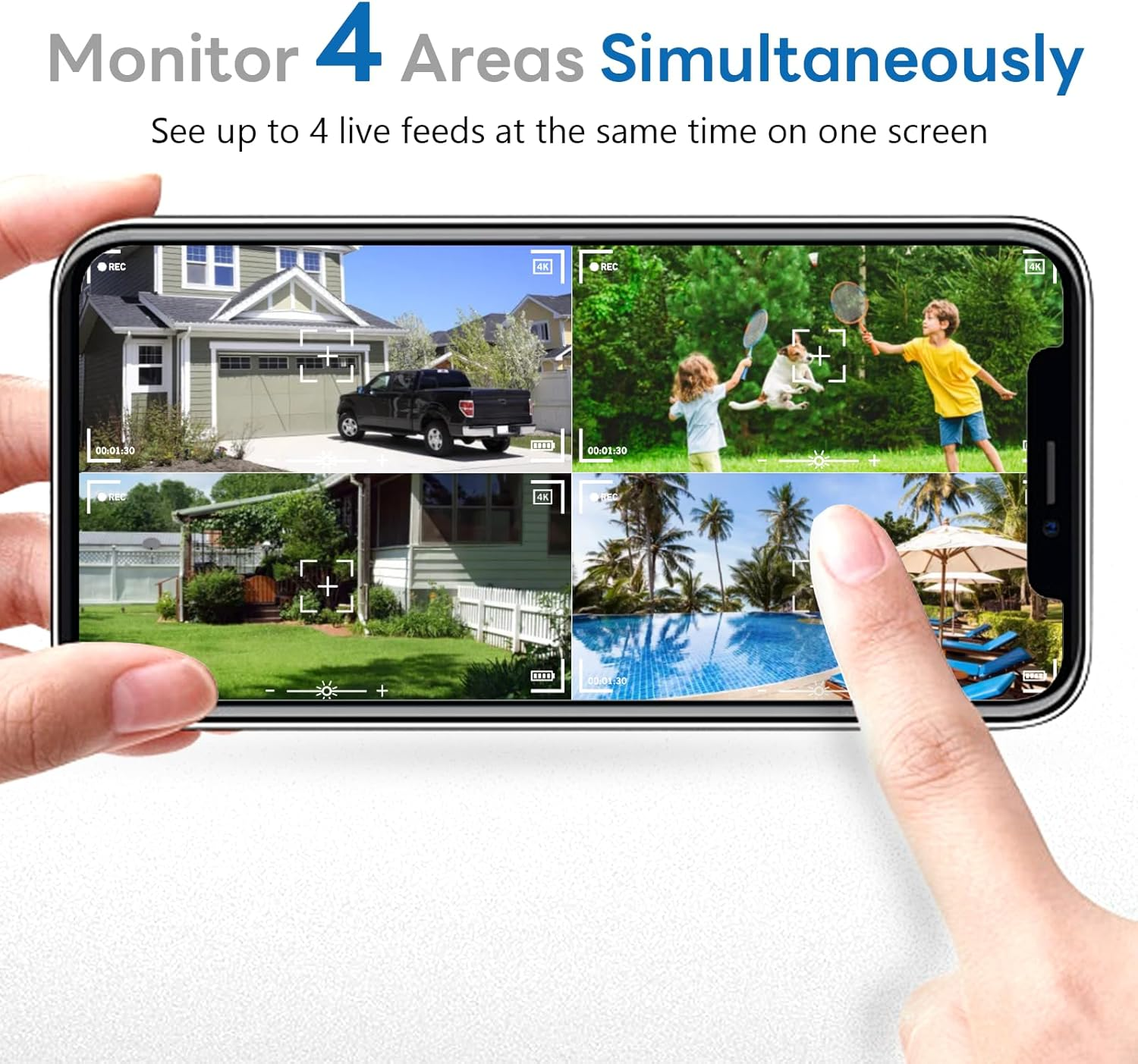 4K Solar Security Camera Wireless 5G 2.4G No Subscribe