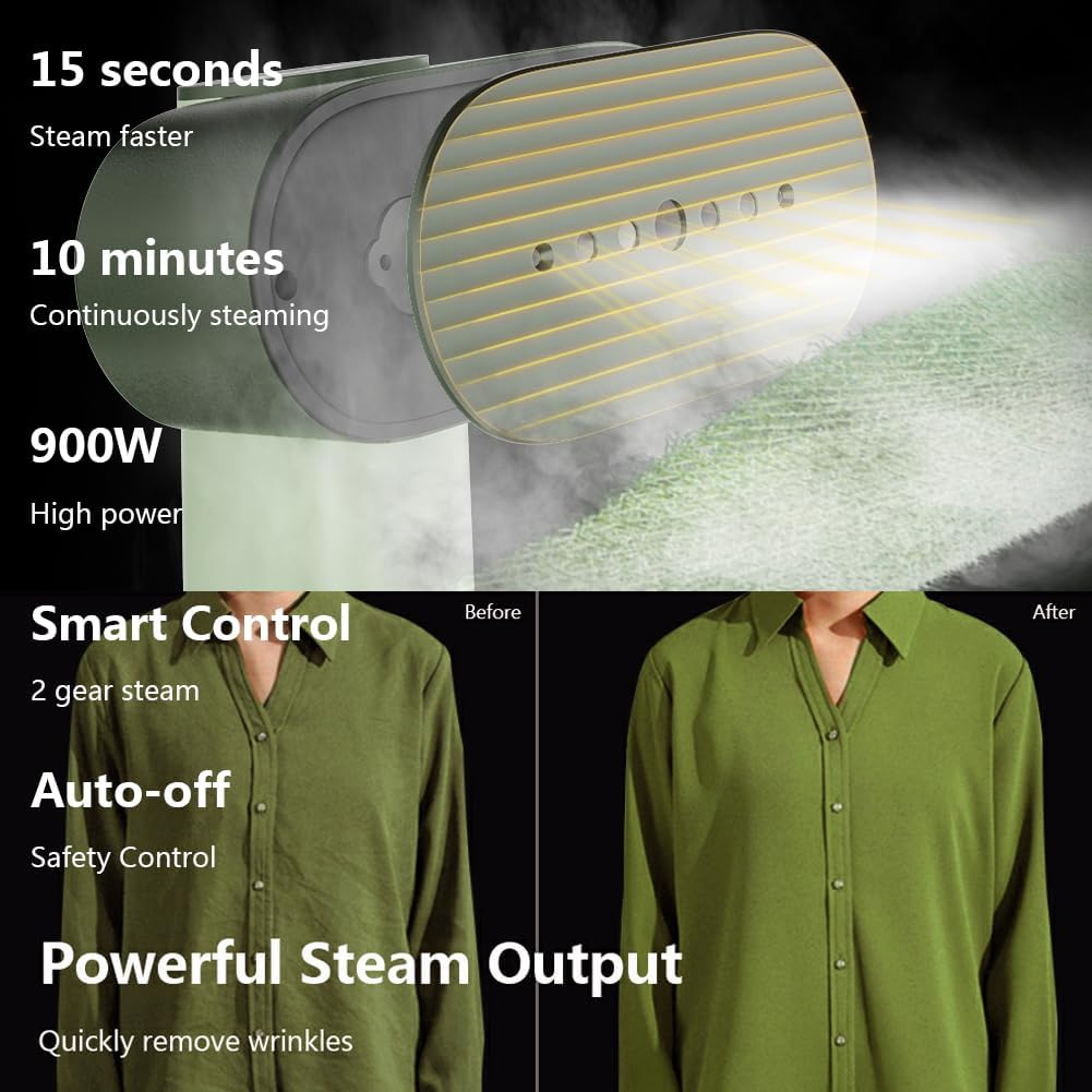 G6 Pro Handheld Clothes Steamer – Travel & Home