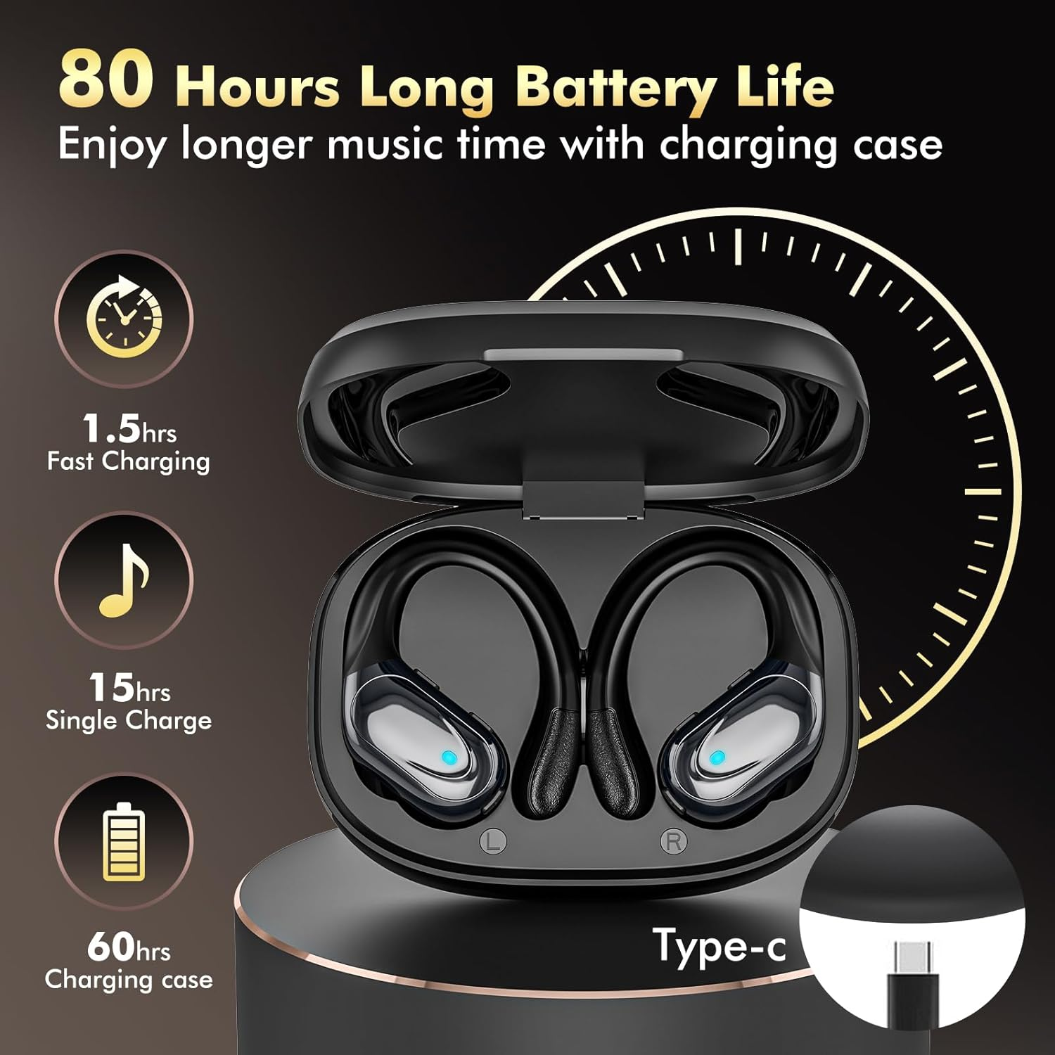 Wireless Earbuds Sports Bluetooth Headphones