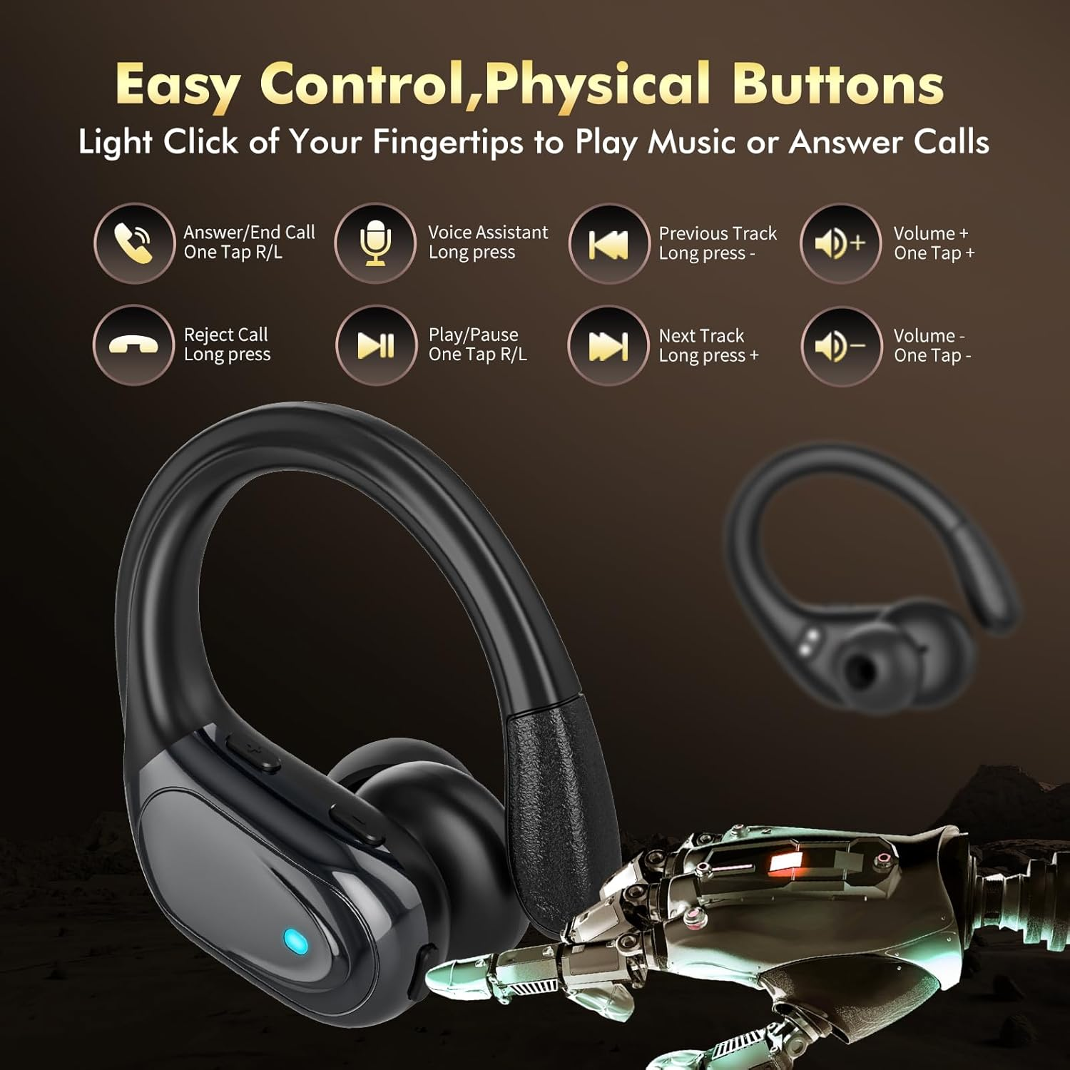 Wireless Earbuds Sports Bluetooth Headphones