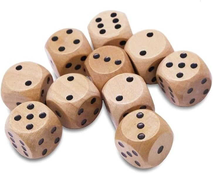 American Mahjong Solid Wood Dice Set