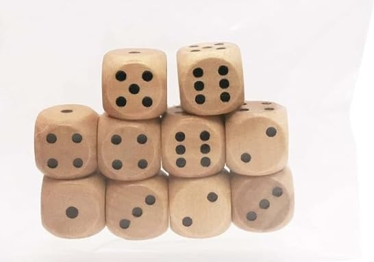 American Mahjong Solid Wood Dice Set