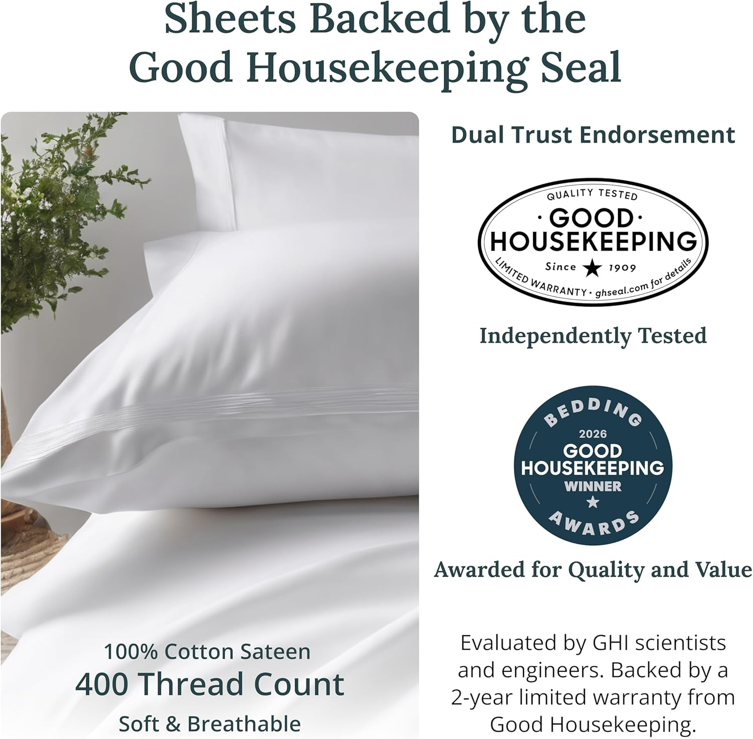 California Design Den King Sheets 400TC