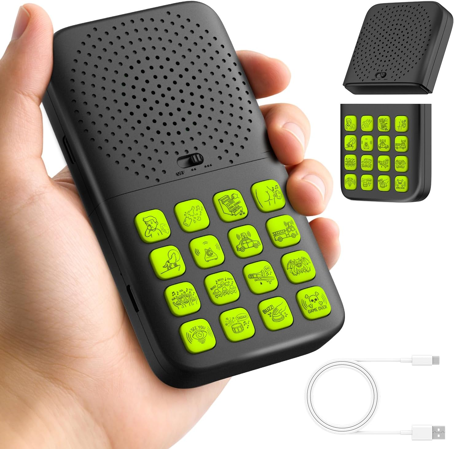 2-in-1 Magnetic Sound Effects Machine 16 Funny Sounds