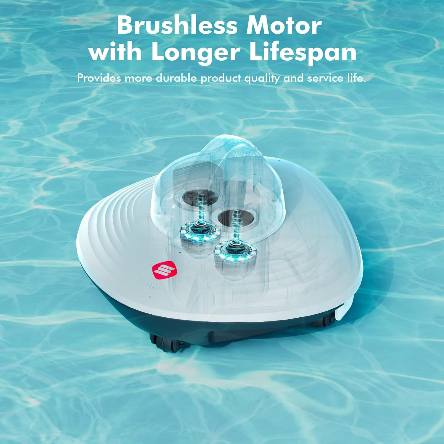 HYDRUS Robotic Pool Vacuum Brushless 90 Min
