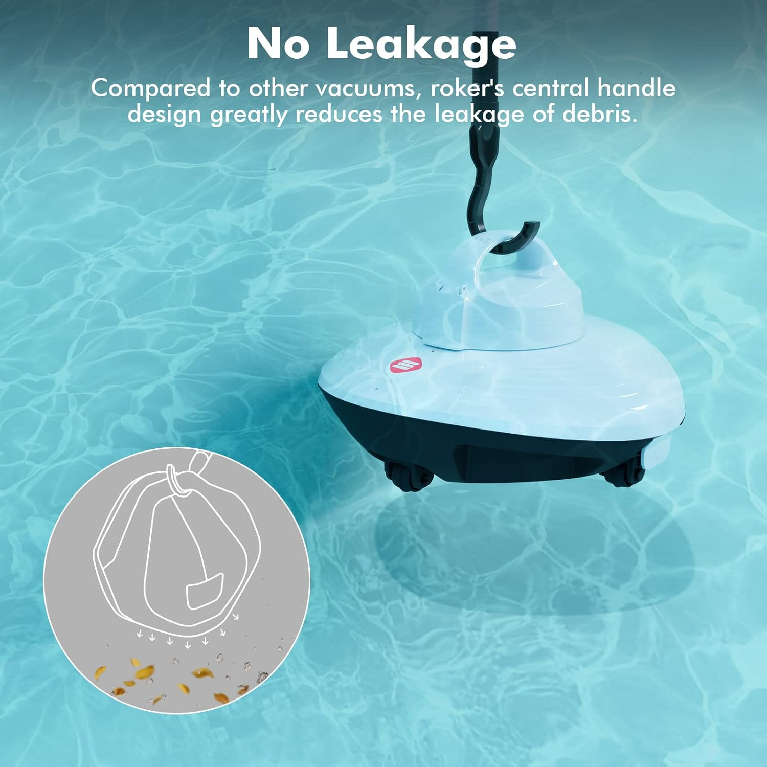 HYDRUS Robotic Pool Vacuum Brushless 90 Min