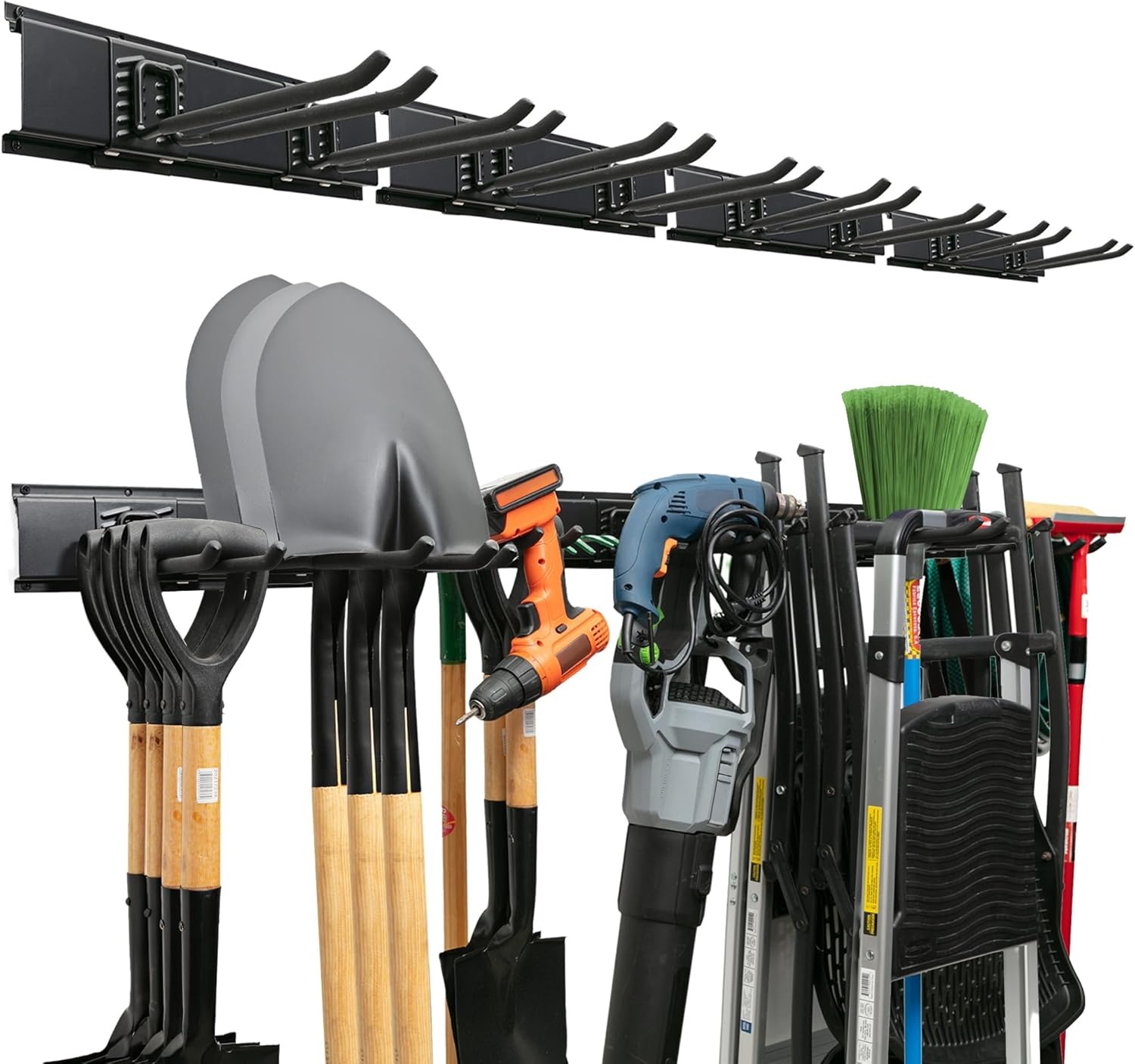 TIDYME Garage Tool Organizer Wall Mount 64in