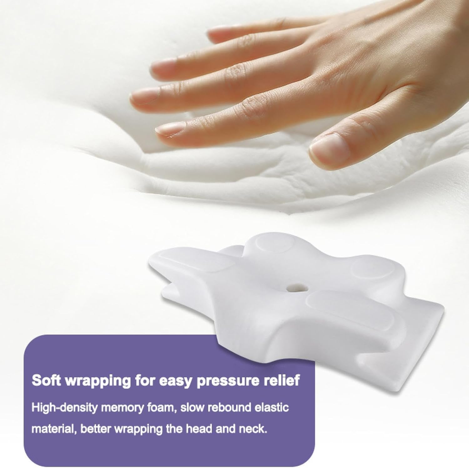 Butterfly Cervical Memory Foam Pillow Slow Rebound Neck Support