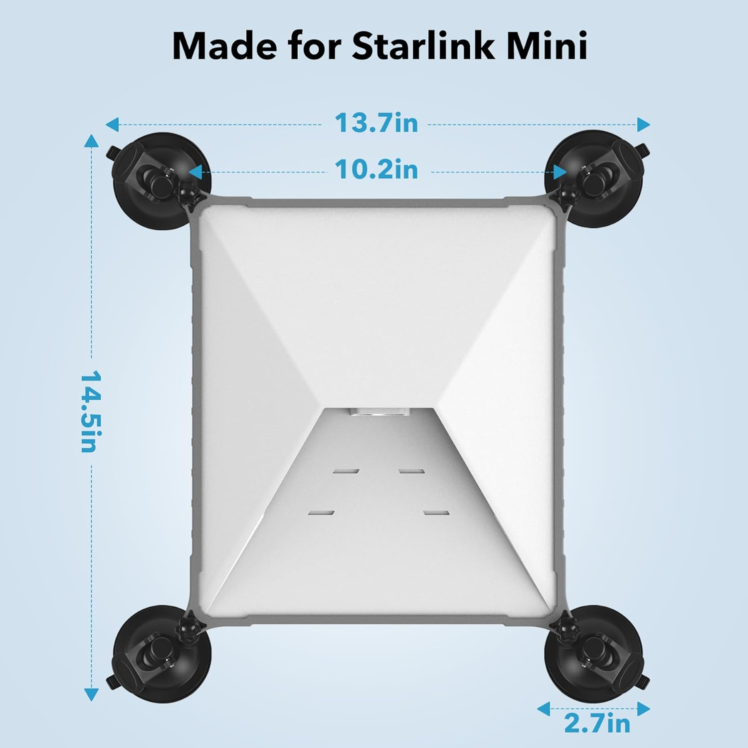 Starlink Mini Suction Cup Mount for Car
