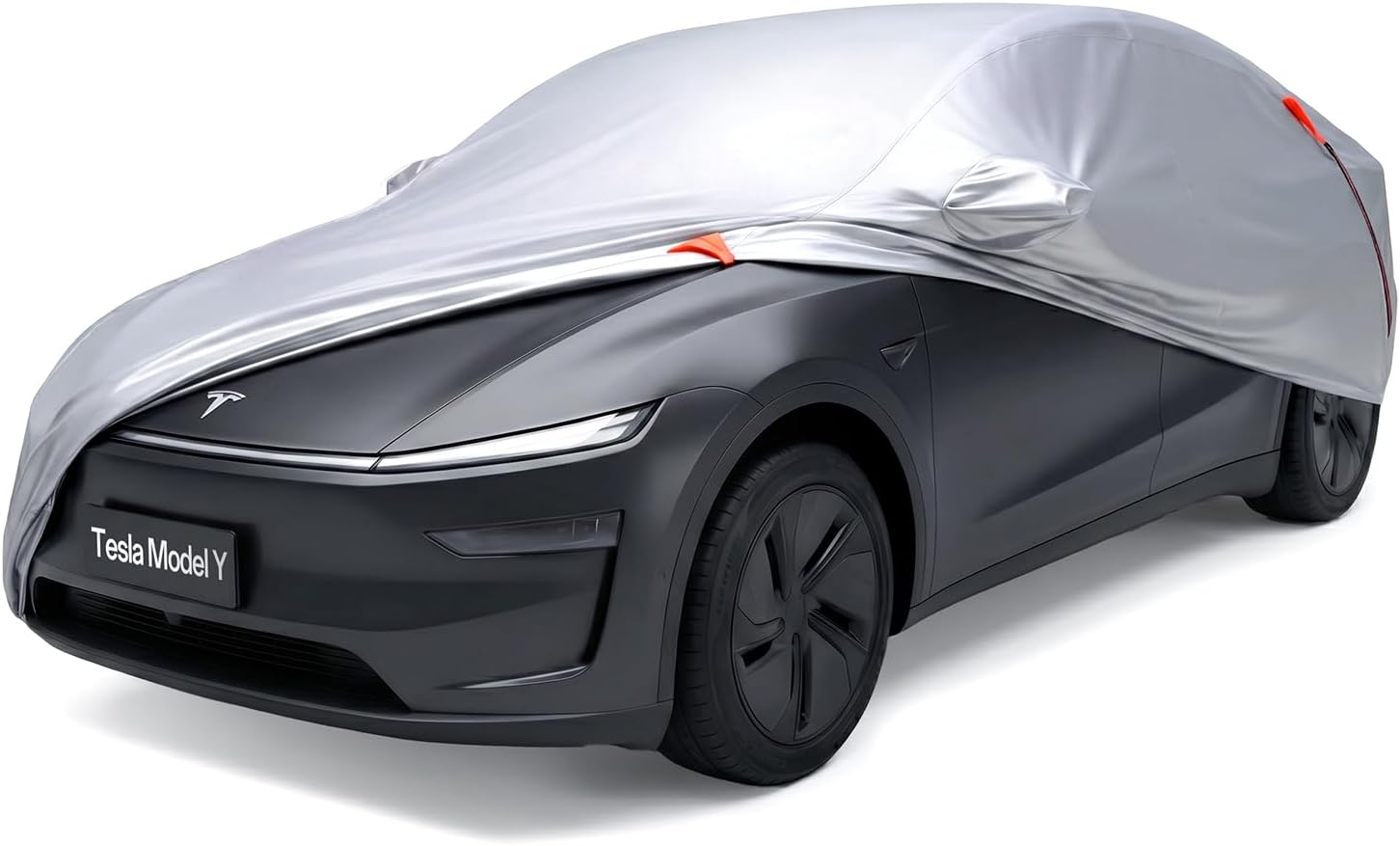 Tesla Model Y Custom Car Cover Waterproof Silver