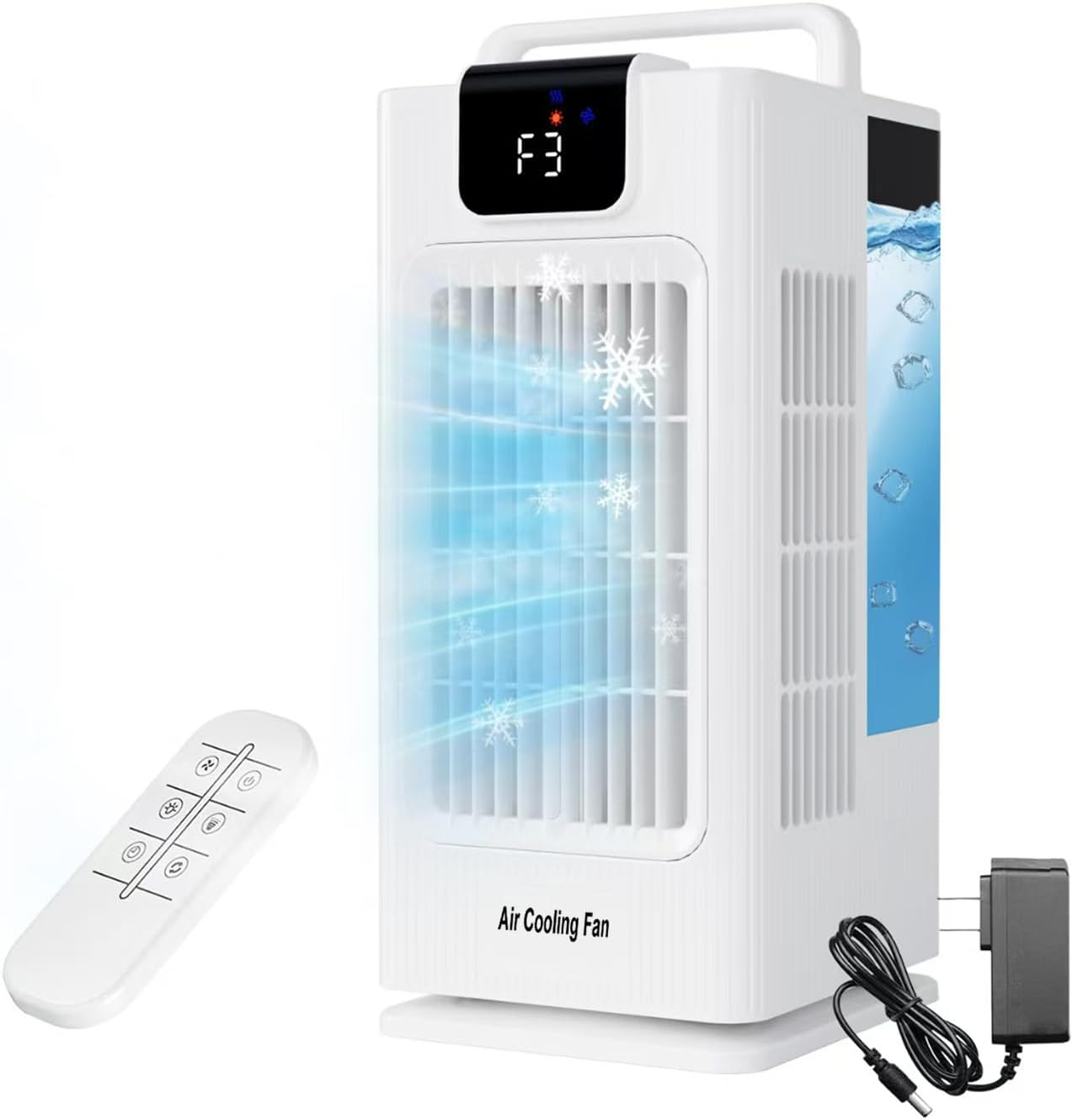 Sugoiti Portable Fan 4 Speeds 8H Timer 2L Tank