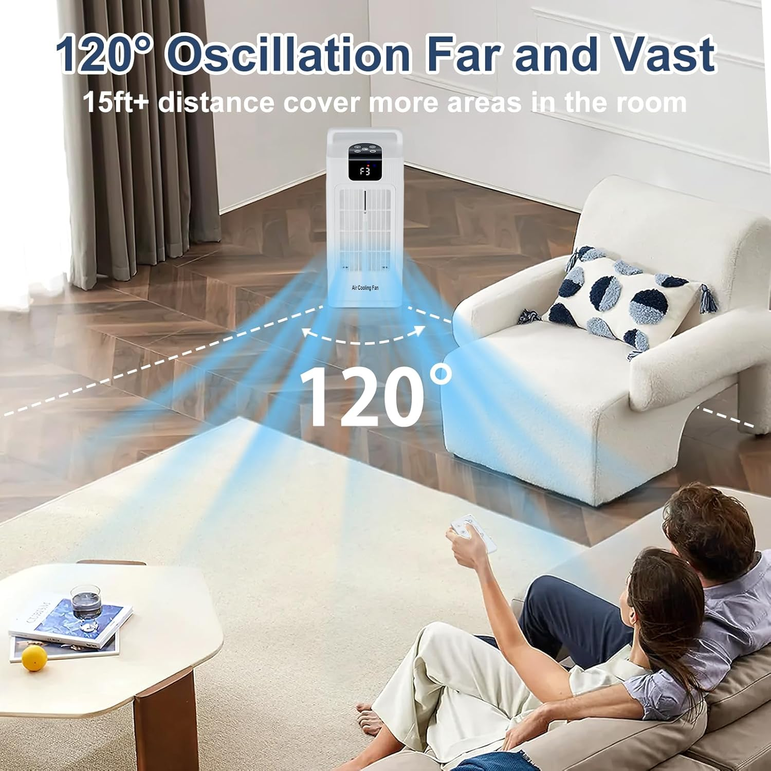 Sugoiti Portable Fan 4 Speeds 8H Timer 2L Tank
