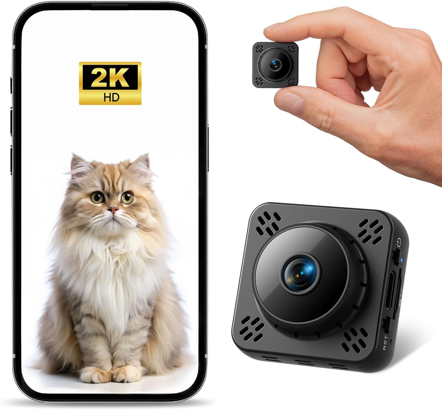 Hidden Mini Nanny Cam WiFi Cloud Storage Motion Detection