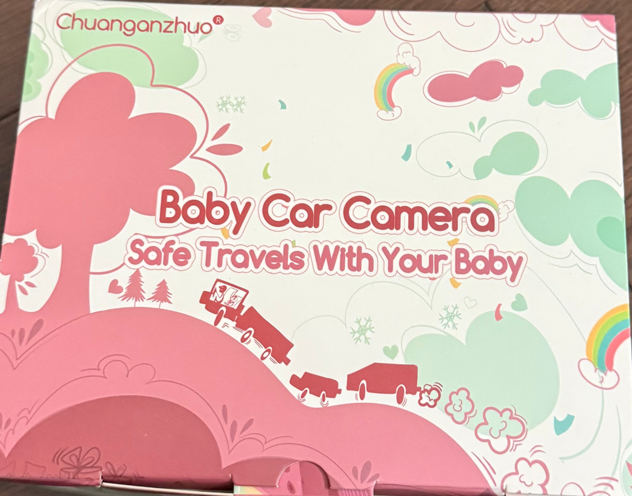 The S100P Baby Car Camera offers advanced Gen 2 night vision technology - White