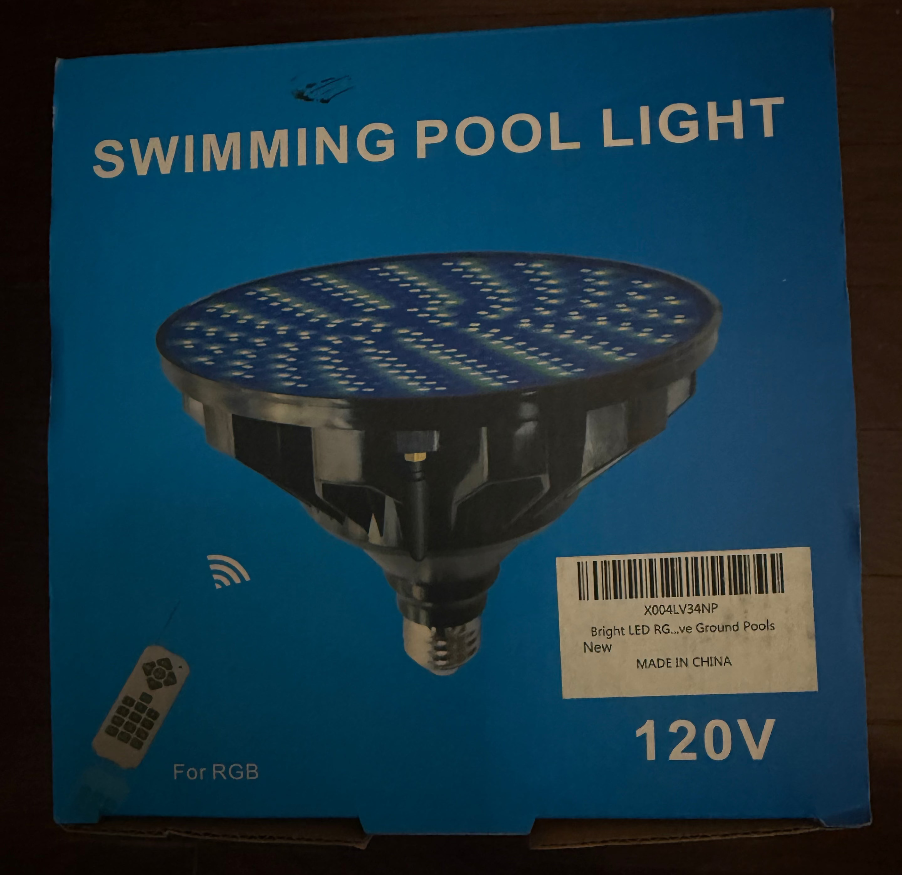 Pool Light Bright LED RG Ground Pools