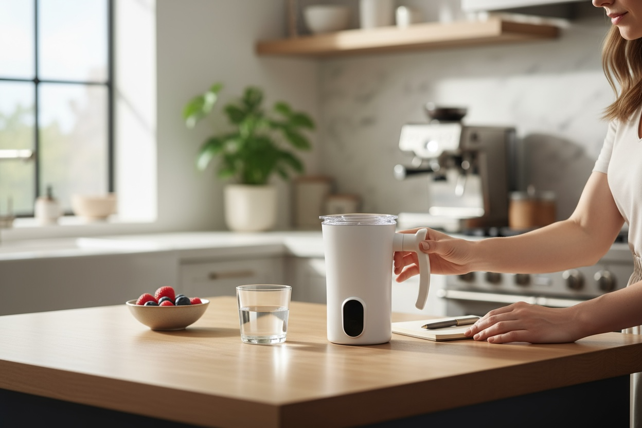 Electric Milk Frother - Handheld Foam Maker for Latte Art & Cappuccinos