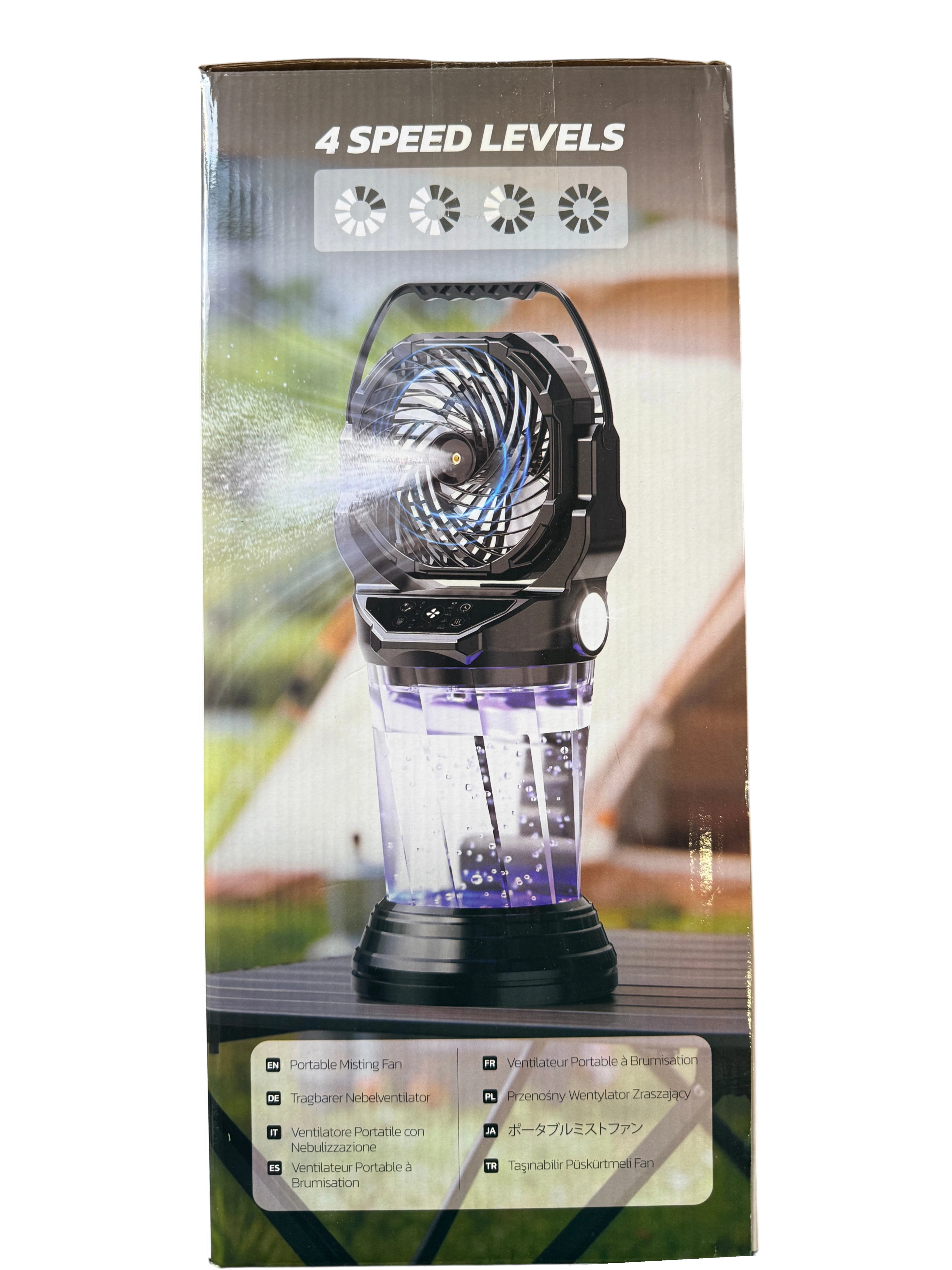Portable Misting Fan 4-Speed 2L Tank