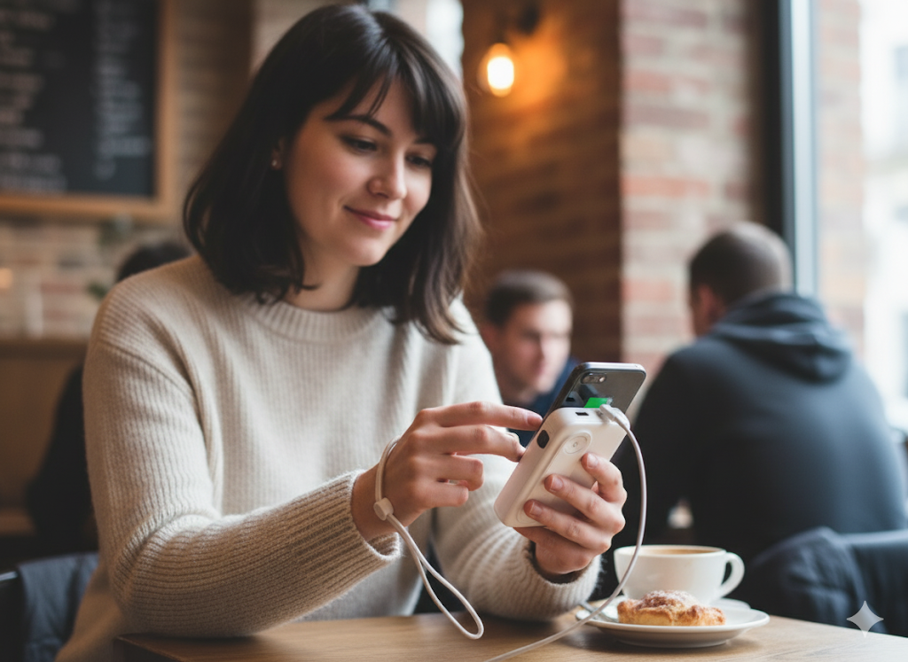 10000mAh Wireless Power Bank - Fast Charging Portable Charger | GOODaaa PN-W41