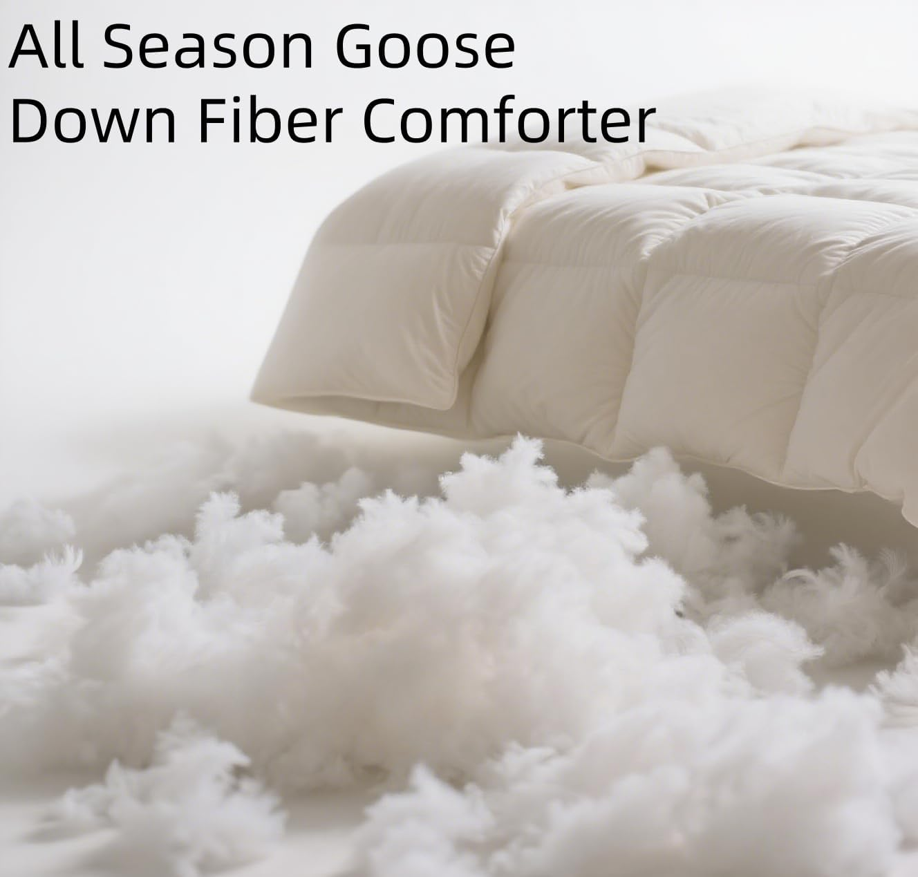 Duvet Insert Cotton & Fill – Pillow Filling, Repair, Restuff, Fluff for Couch Cushions, Comforters, Jackets-1Lb DIY