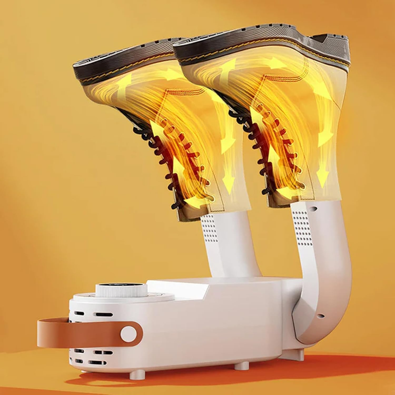 Shoe Dryer with Heat - Electric Boot Dryer for Work Boots & Sneakers | Deodorizing Shoe Warmer with Timer & 360° Airflow